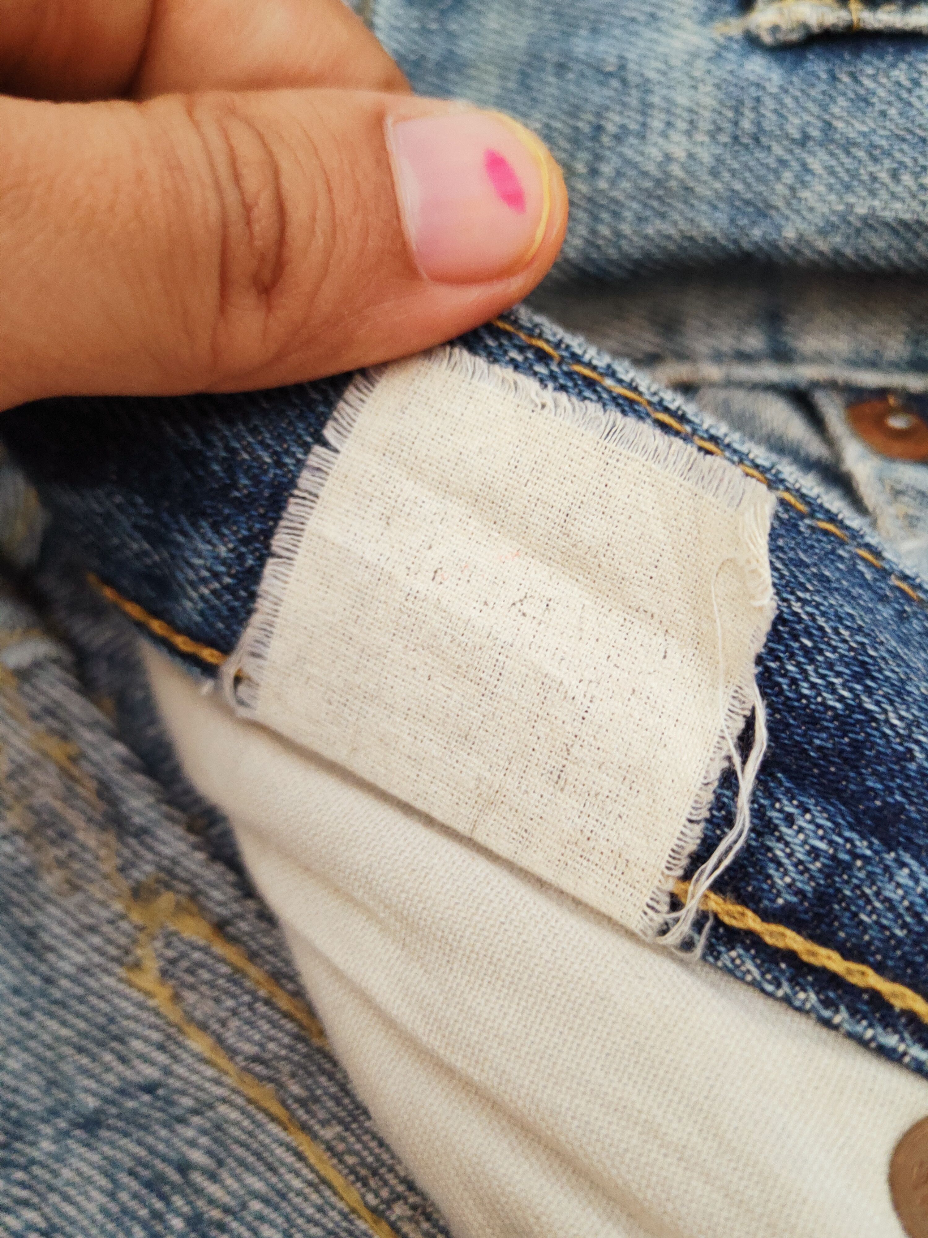 Levi's Levi's Big E light wash Faded Distressed grunge denim #W932 Size US 31 - 15 Thumbnail