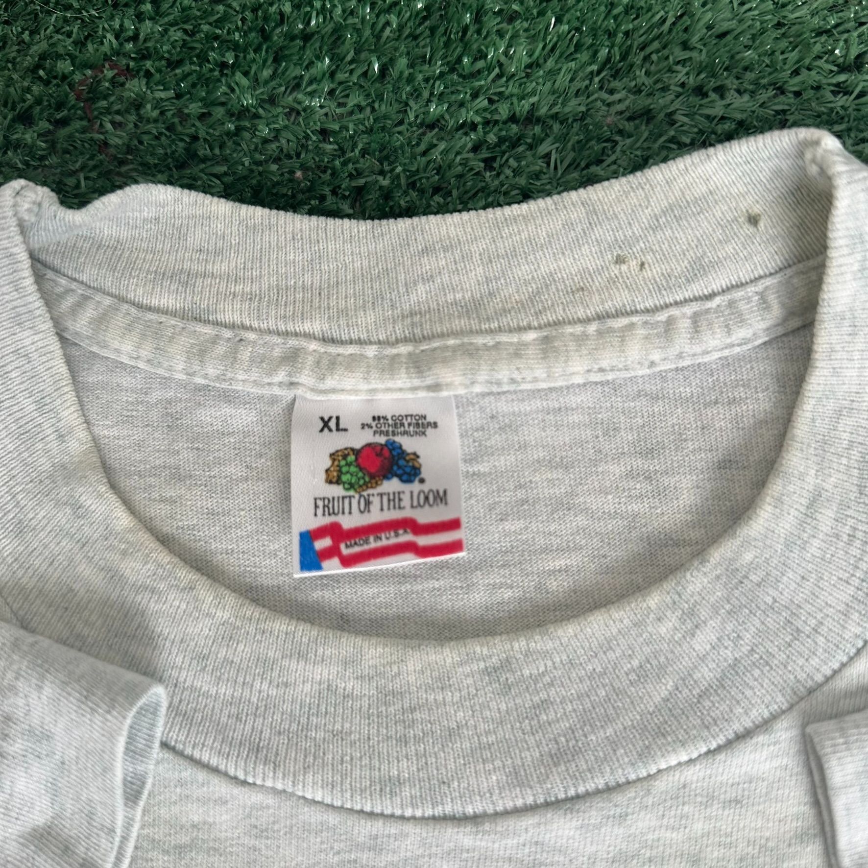 Fruit Of The Loom Vintage 90s Brewsky's Beer Bar T-Shirt Single Stitch East Vi Size US XL / EU 56 / 4 - 4 Thumbnail