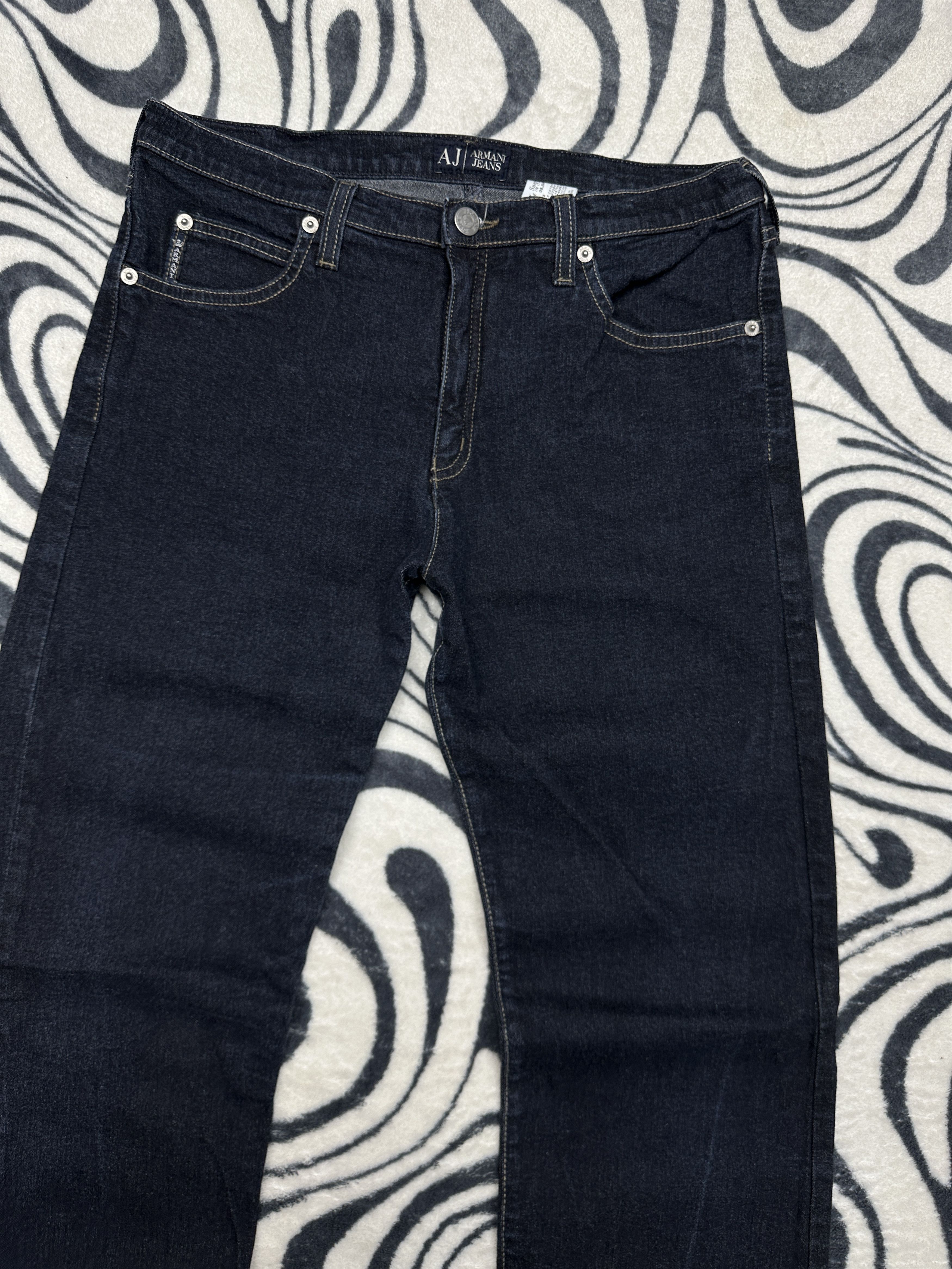 Armani Armani Jeans Mens Denim Pants Flared Jeans Size US 31 - 5 Thumbnail