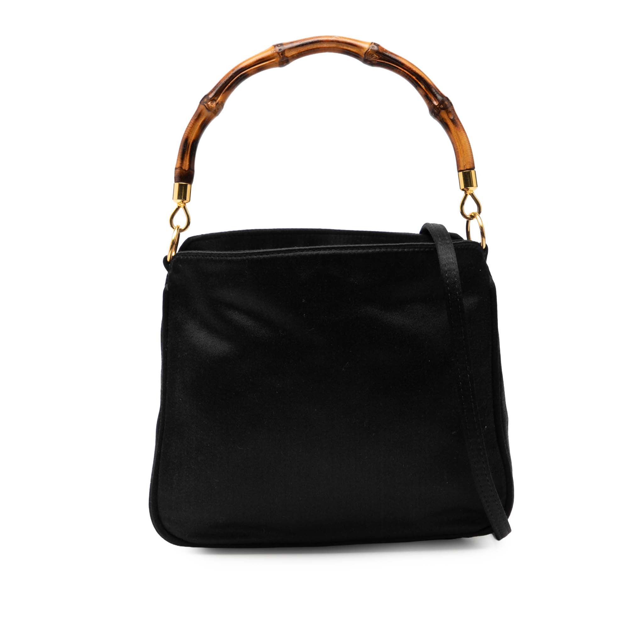 Gucci Gucci Bamboo Satin Satchel Size ONE SIZE - 1 Thumbnail
