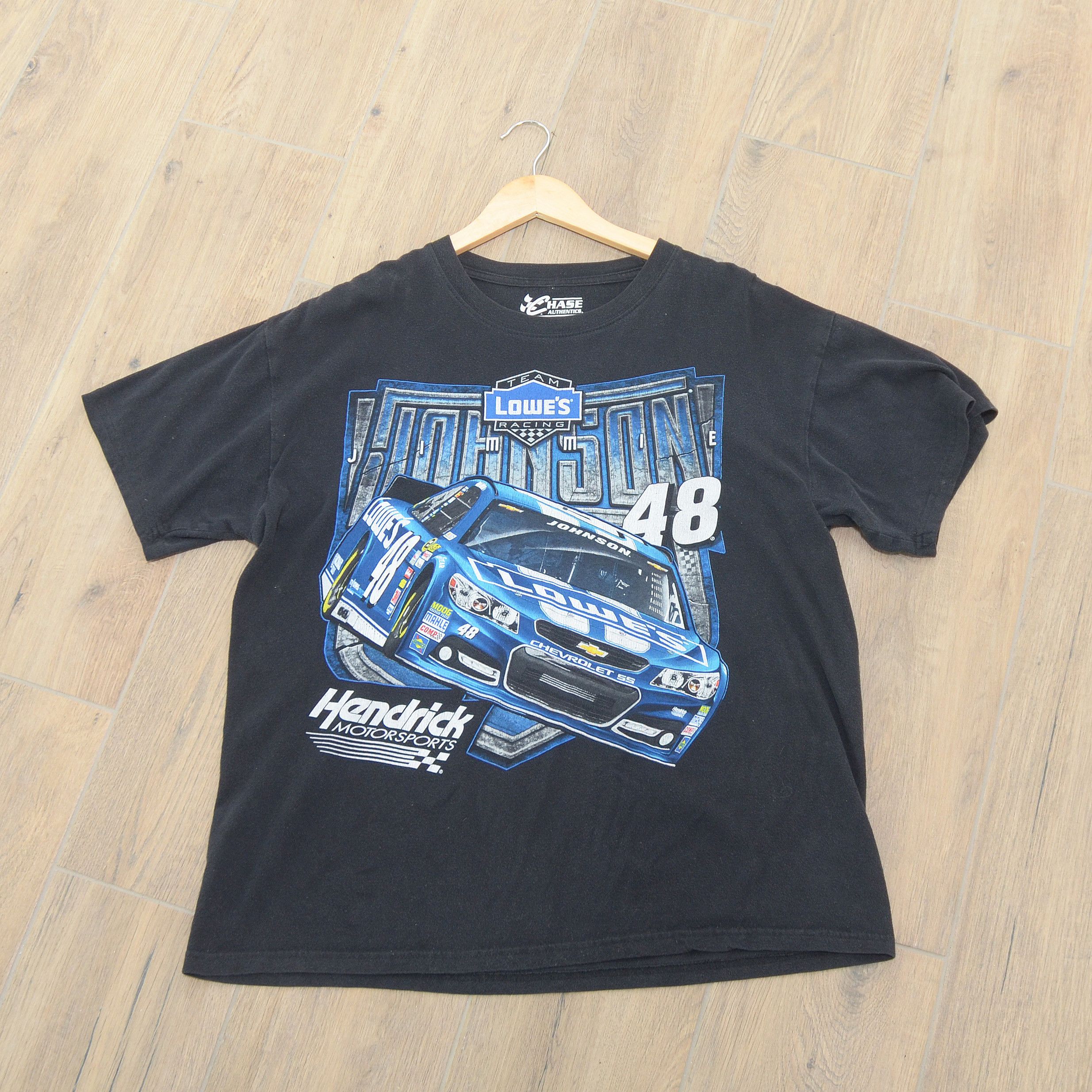 Formula 1 NASCAR Jimmie Johnson #48 Lowes T-Shirt Graphic Racing Merch Size US L / EU 52-54 / 3 - 1 Thumbnail