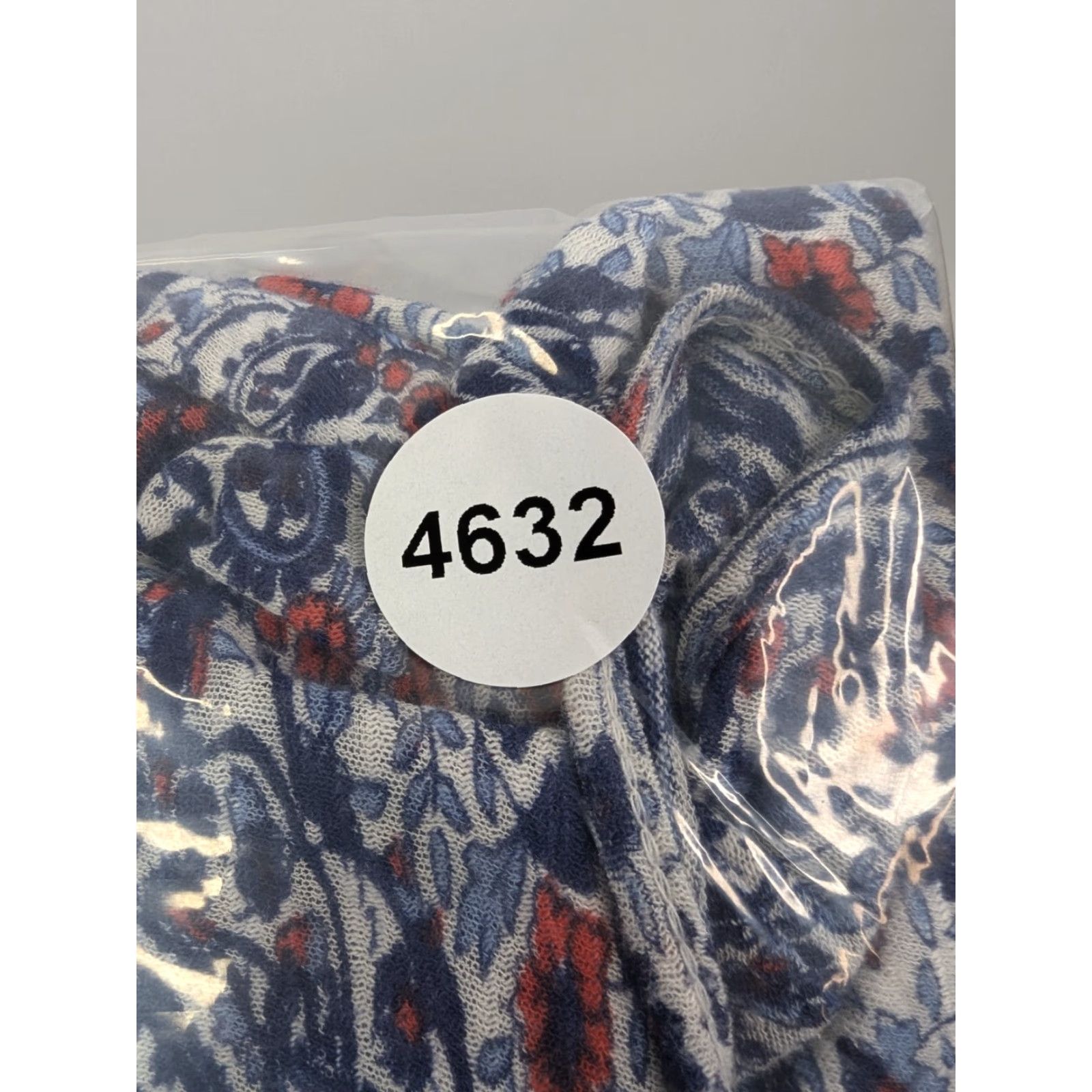 Lucky Brand Lucky Brand Blouse Shirt Women's 1X Geometric Short Sleeve Tie Front Top Multicolor Comfort Easy Care Casual Workwear 90s Style Ladies Size XL / US 12-14 / IT 48-50 - 8 Thumbnail