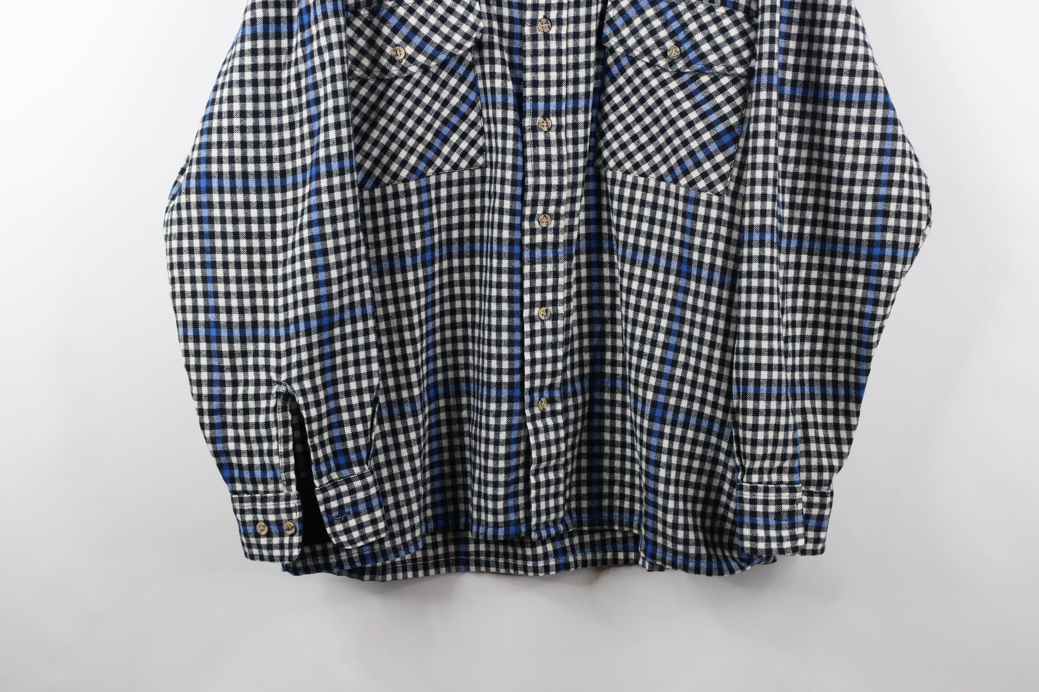 Vintage Vintage 80s 90s Streetwear Pocket Knit Collared Button Shirt Size US XL / EU 56 / 4 - 3 Thumbnail