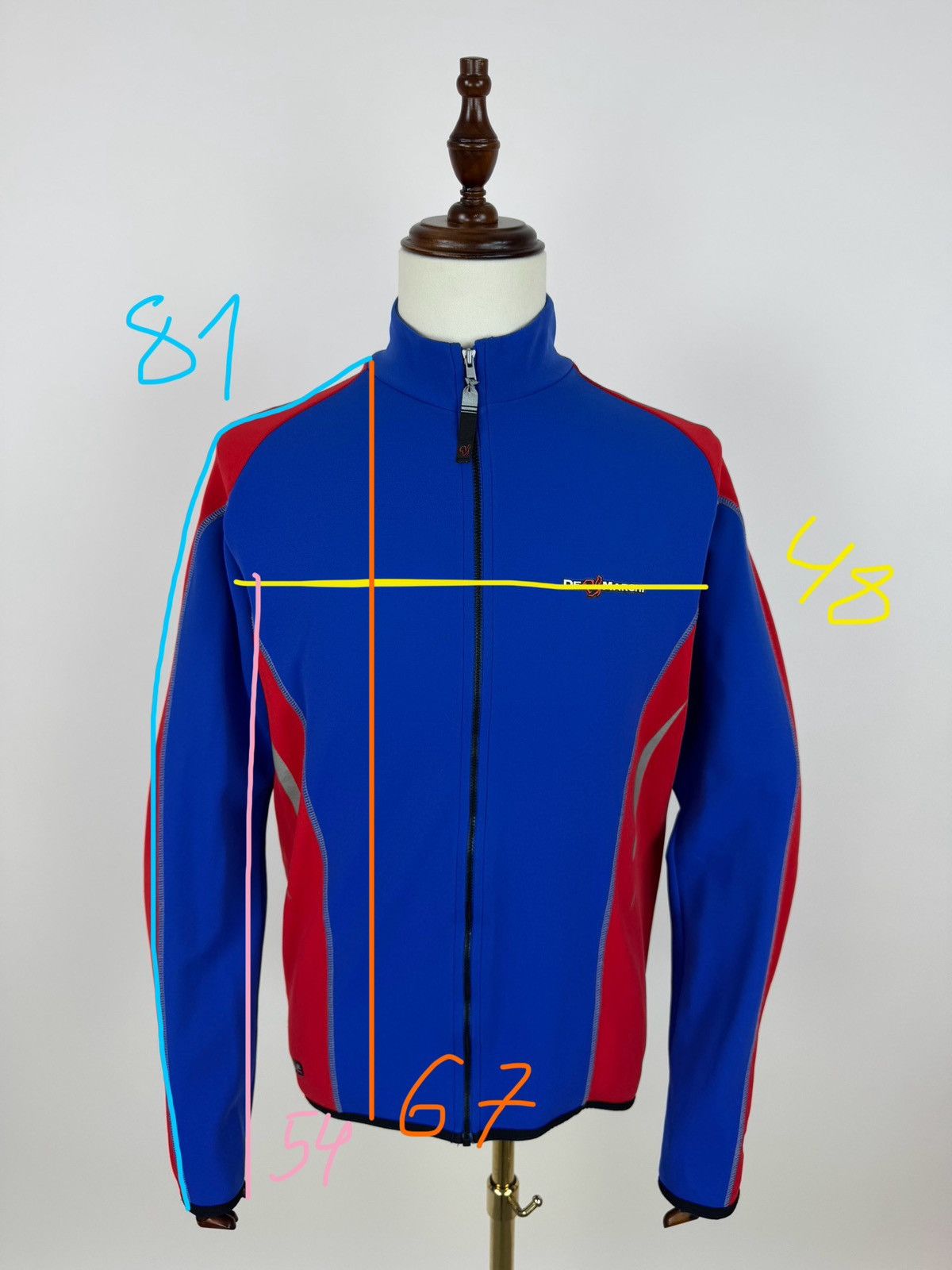 Other De Marchi cycling jacket riding contoured fit Windstopper Size US L / EU 52-54 / 3 - 16 Thumbnail