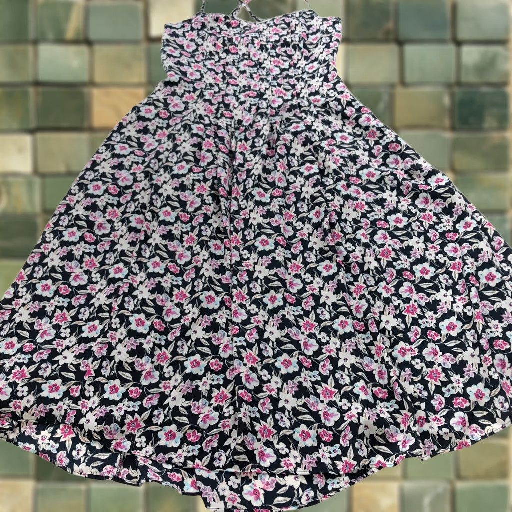 Banana Republic Banana Republic NEW Women's Knee Dress A-Line Floral All Over Print Blue 0 Size XS / US 0-2 / IT 36-38 - 1 Thumbnail