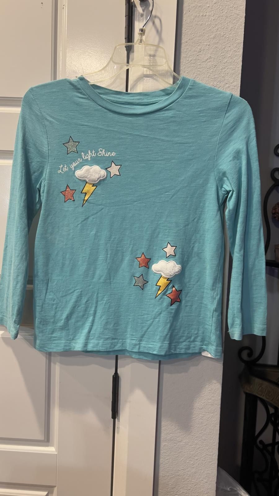 Other Just Kidding Turquoise Graphic Tee for Kids Size ONE SIZE - 1 Thumbnail