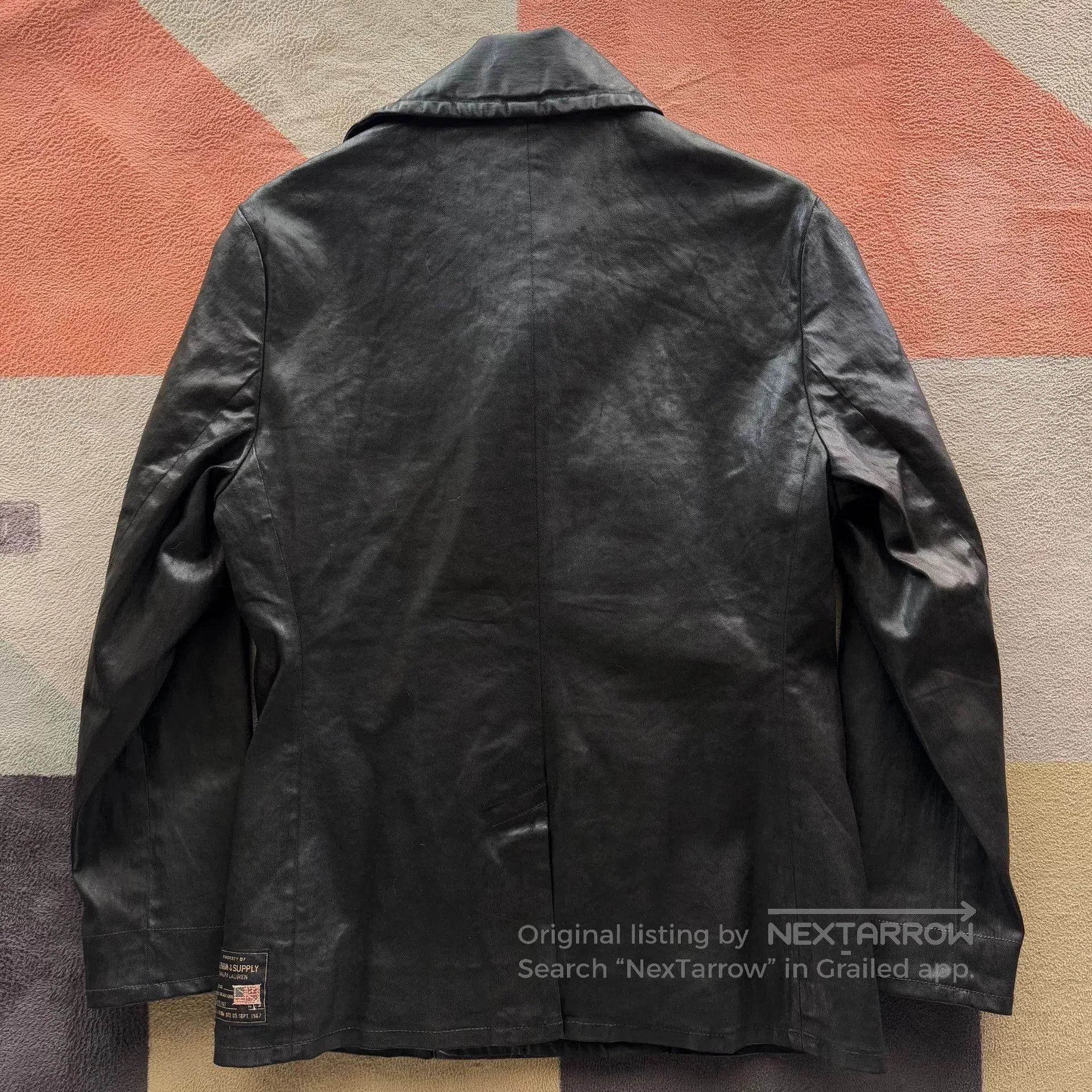 Denim & Supply Ralph Lauren Polo Ralph Lauren Denim Supply Navy Coated Coat. Size US S / EU 44-46 / 1 - 3 Thumbnail