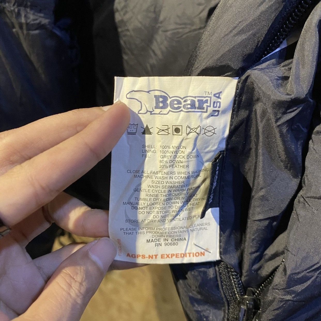 Vintage Vintage 90s Bear USA Reversible Light Puffer Jackets Size US L / EU 52-54 / 3 - 22 Thumbnail