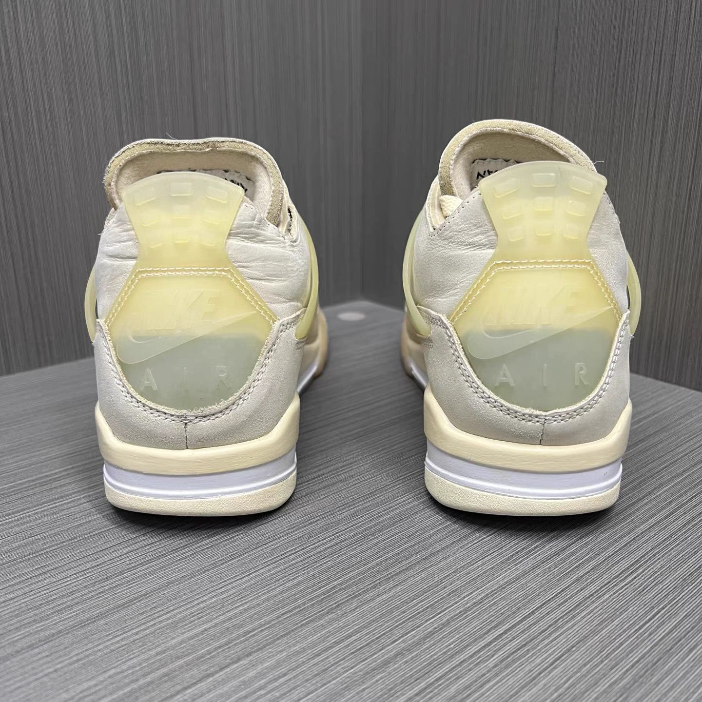 Jordan Brand OFF-WHITE × Jordan Air Jordan 4 Sail Sneakers K15 Size US 6 / EU 39 - 3 Thumbnail