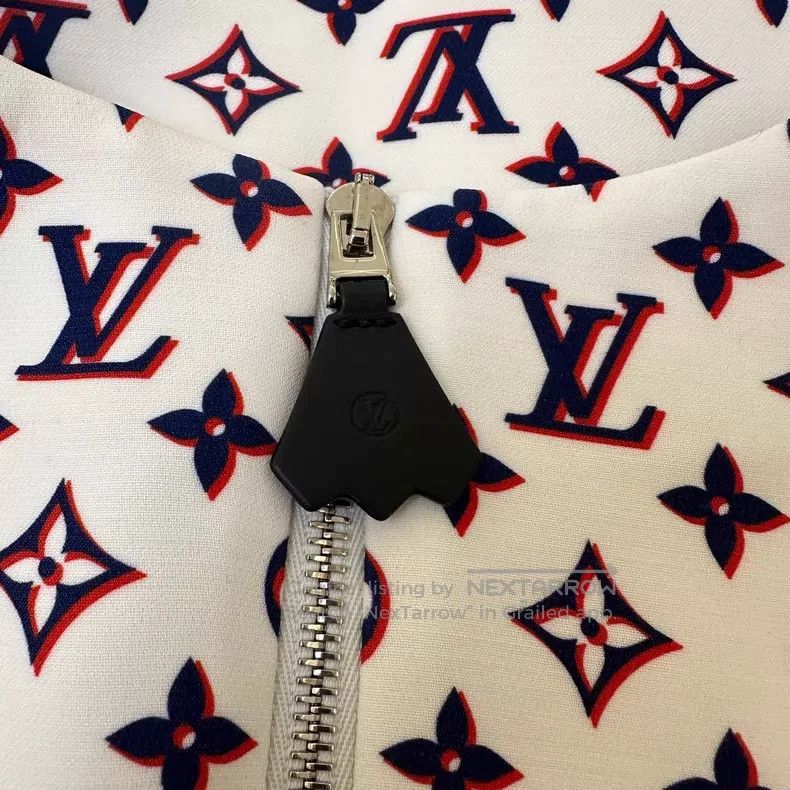 Louis Vuitton Louis Vuitton Monogram wool-silk-blend frilled crew neck d Size XS / US 0-2 / IT 36-38 - 8 Thumbnail