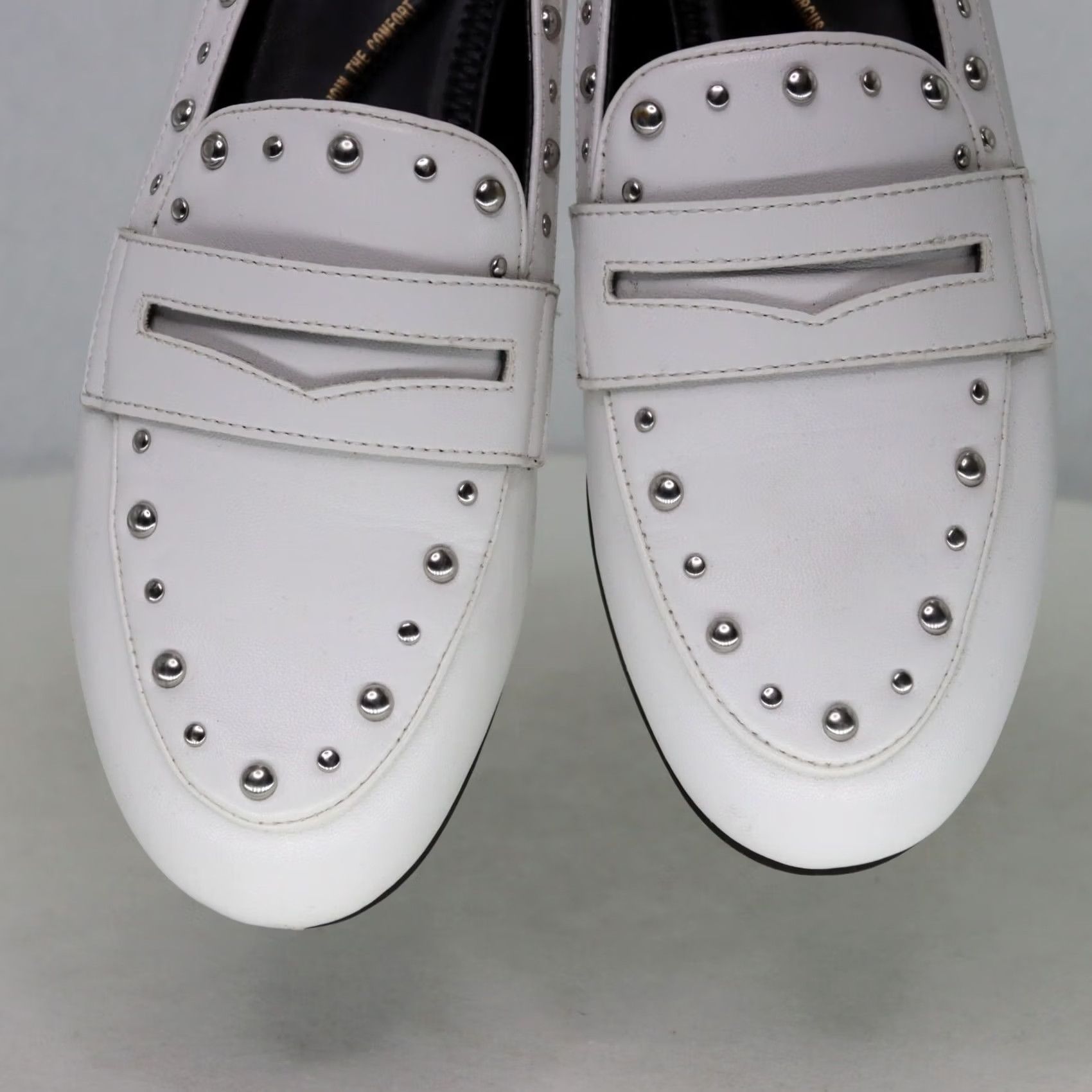 Sam Edelman Circus by Sam Edelman Harlee Studded Loafers White WOMENS Size 7.5 Size US 8 / IT 38 - 2 Thumbnail