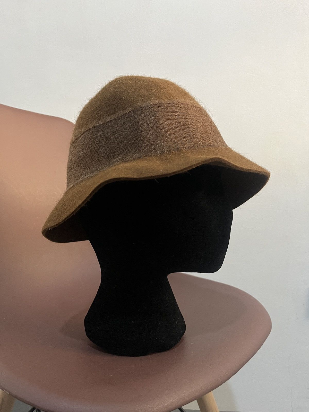 Loro Piana Brown Cashfelt Panama Hat Size 30 - 2 Thumbnail