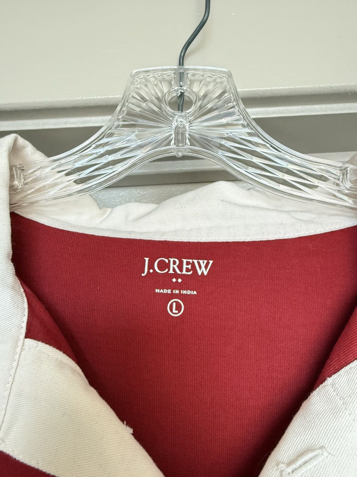 J.Crew J Crew Rugby Long Sleeve Shirt Size US L / EU 52-54 / 3 - 3 Thumbnail