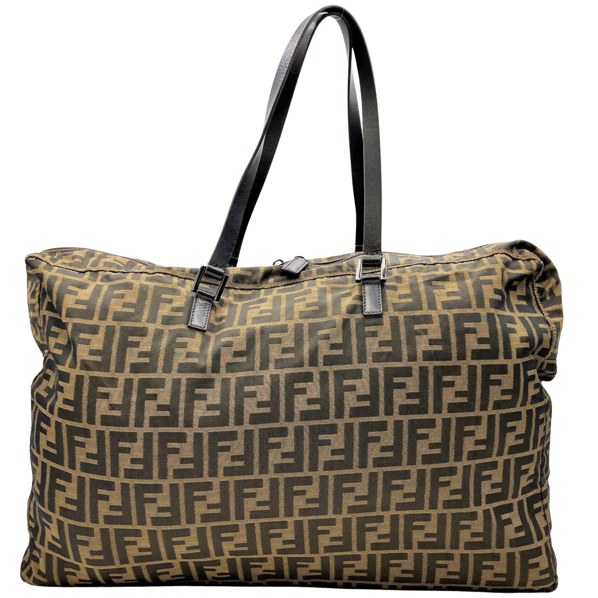 image of Fendi Zucca Travel in Brown, Women's