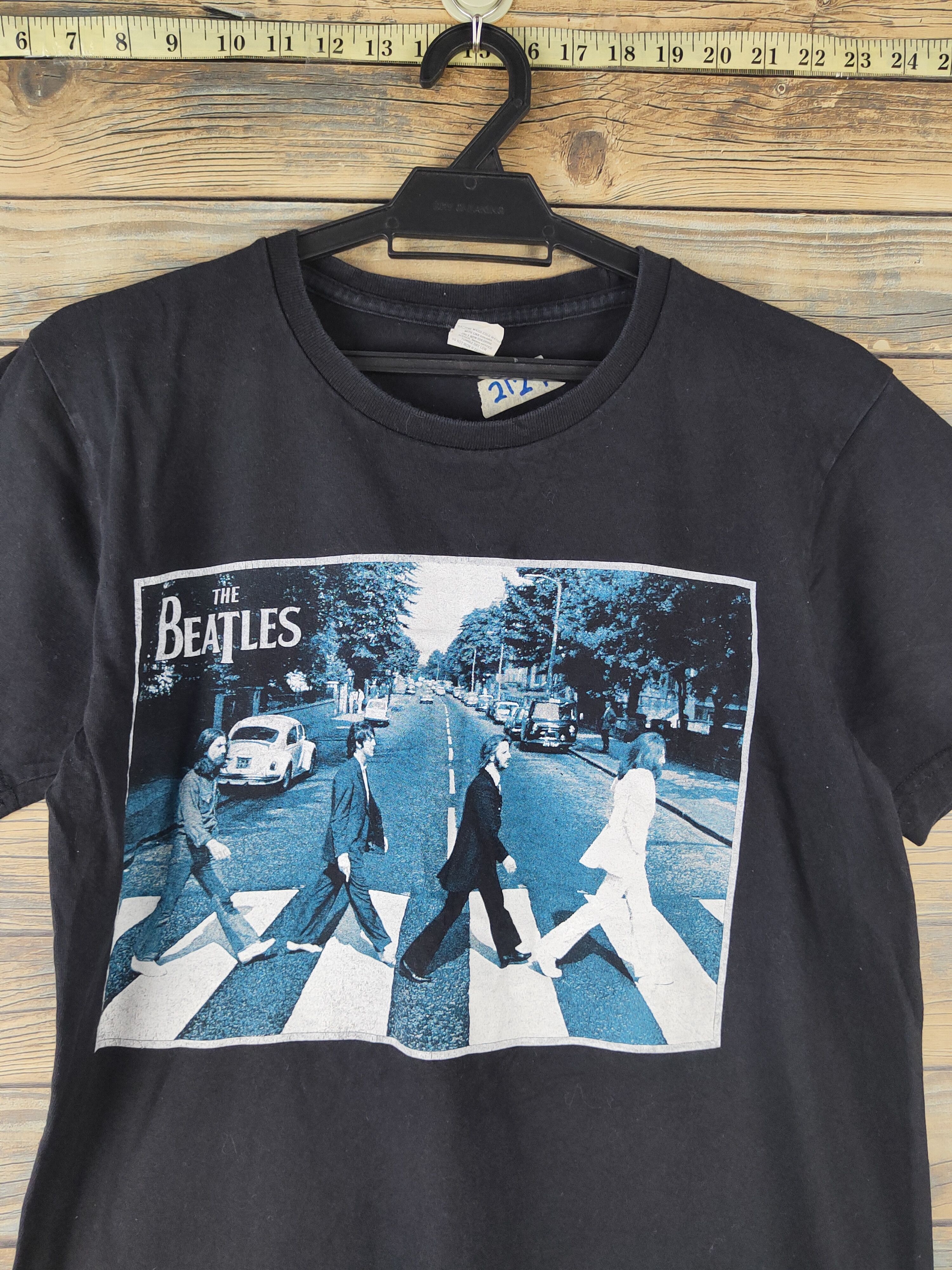 Band Tees × Vintage DL Sel Black The Beatles Short Sleeve T-shirt #2129 Size US M / EU 48-50 / 2 - 2 Thumbnail
