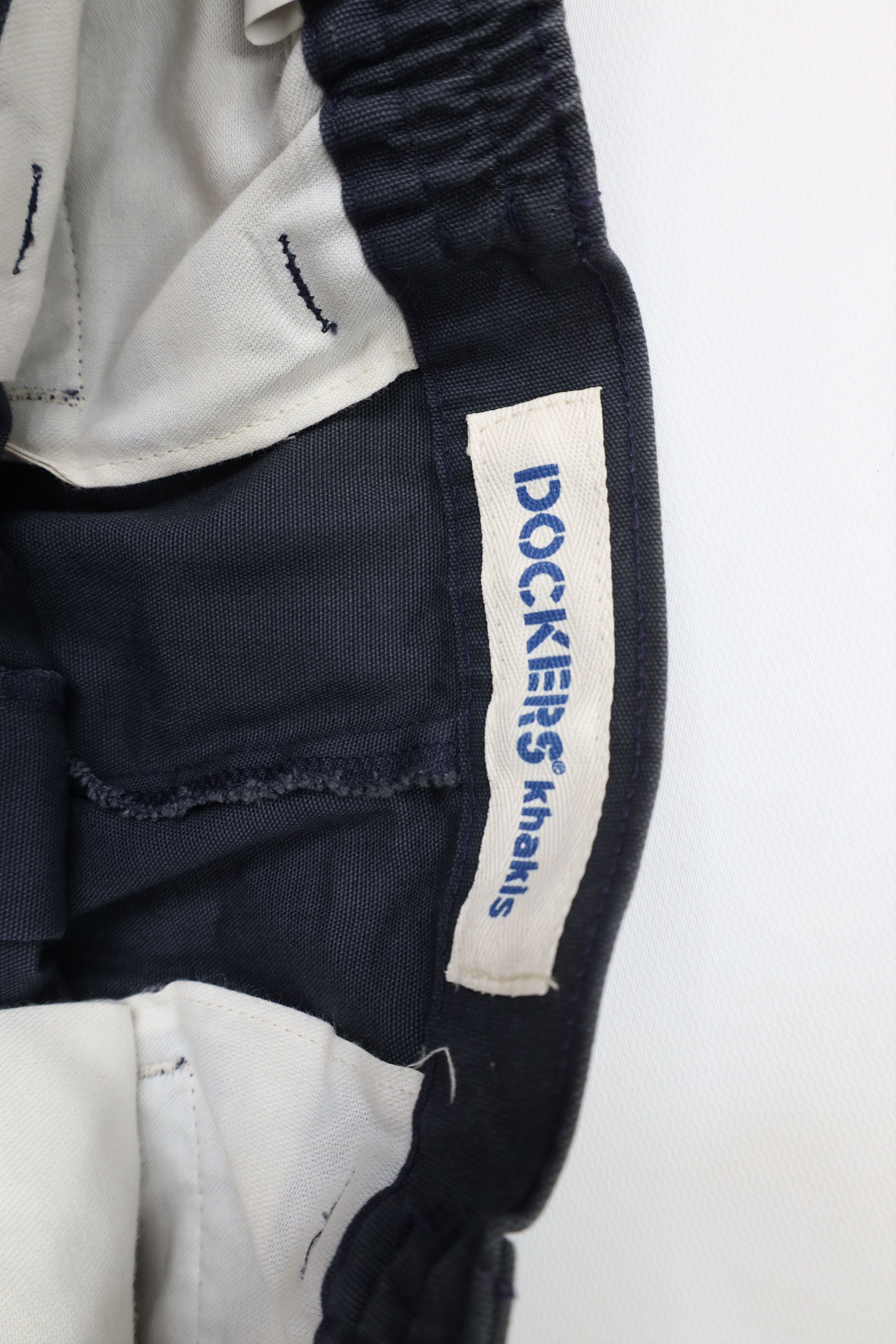 Dockers Vintage 90s Dockers Straight Leg Chino Pants Steel Blue Size US 34 / EU 50 - 9 Thumbnail