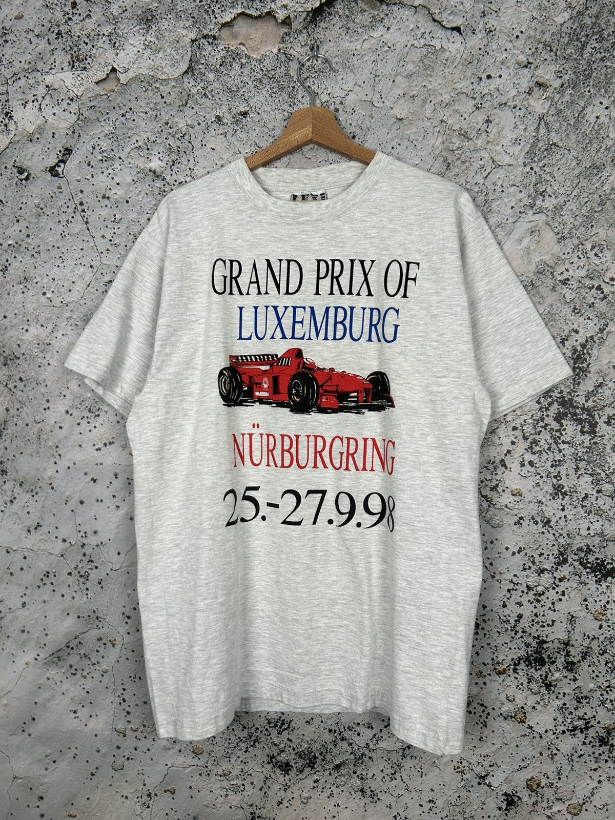 Vintage F1 Nurburgring 1998 Racing Graphic Tee Archive 90s