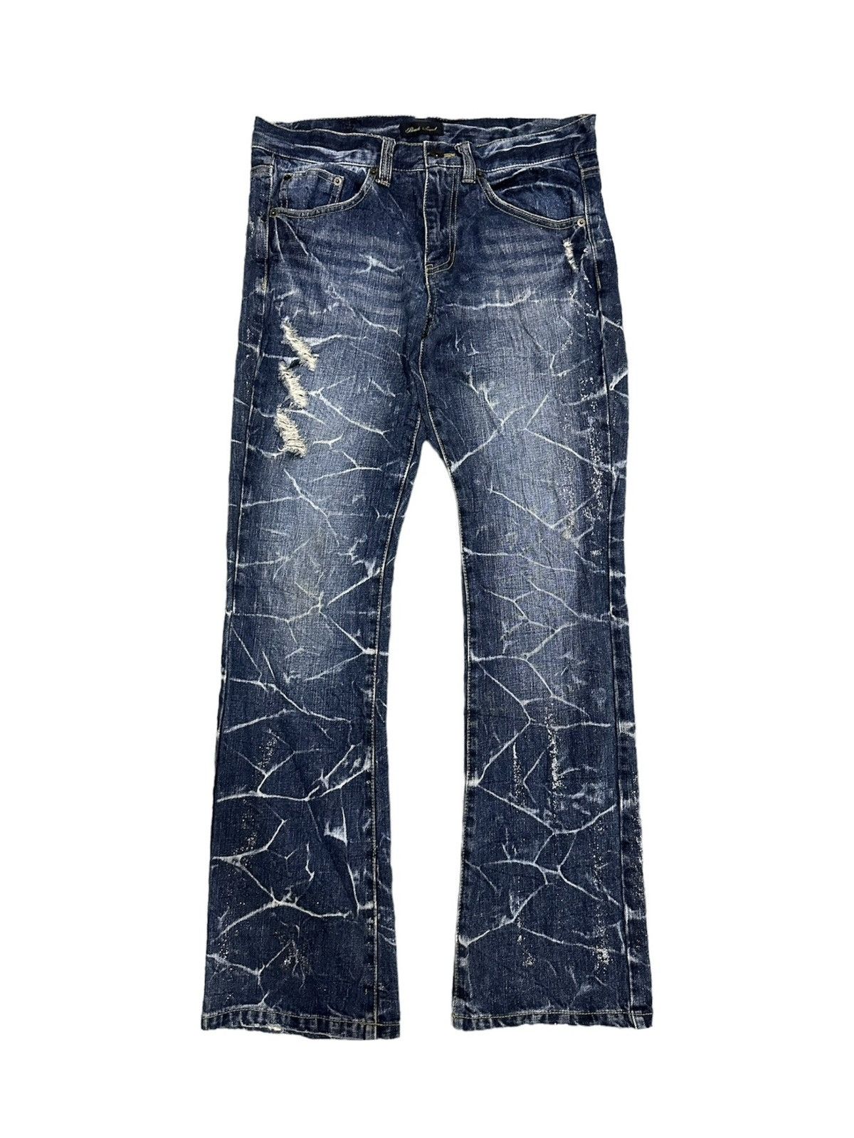14th Addiction Japanese Beach Sound Denim Pants Bootcut Seditionaries Punk Size US 32 / EU 48 - 1 Thumbnail