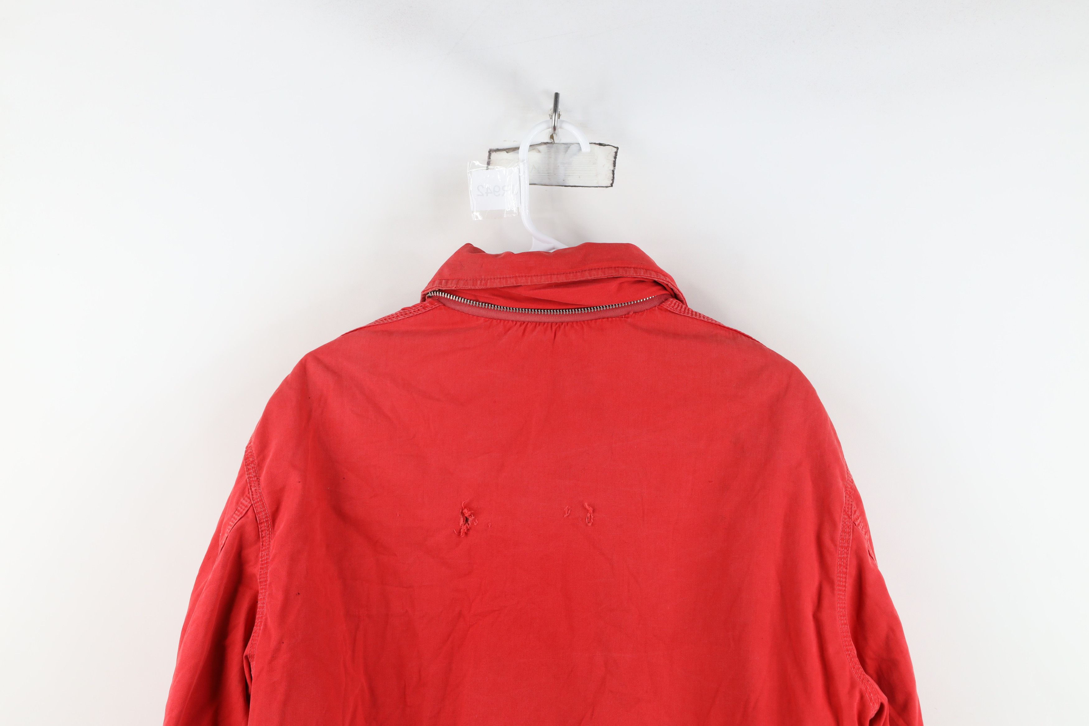 Vintage Vintage 60s Streetwear Hunting Chore Jacket Red USA Size US L / EU 52-54 / 3 - 17 Thumbnail