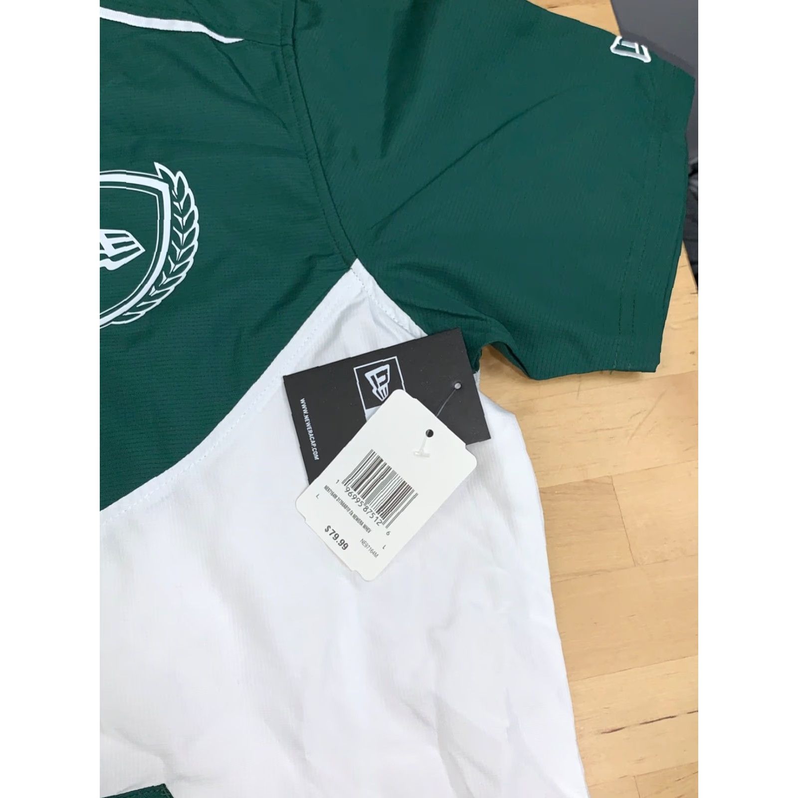 New Era New Era Pullover Shirt Mens L Green 1/4 Short Sleeve Activewear 12538 Size US L / EU 52-54 / 3 - 3 Thumbnail