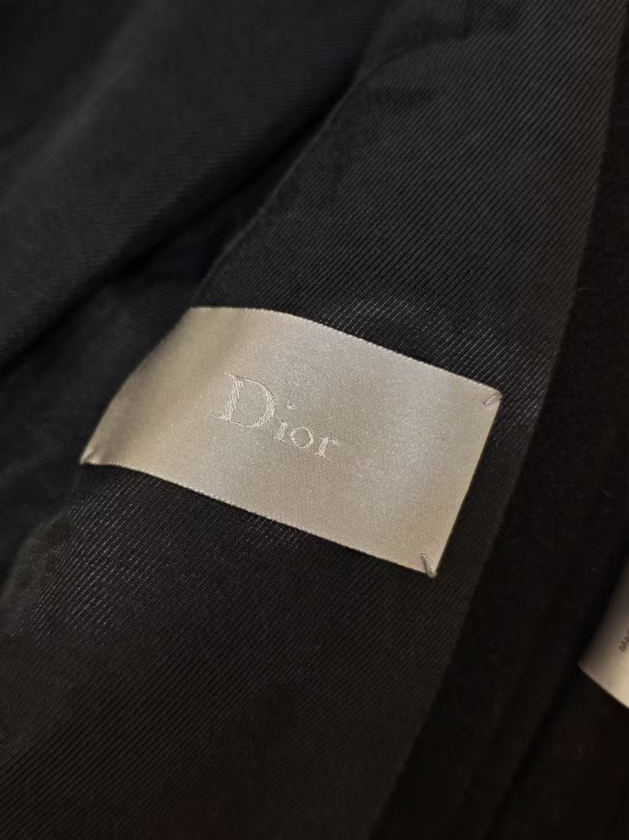 Dior DIOR HOMME 03fw Luster‘ BLACK LONG NAPOLEON JACKET By HEDI Size US M / EU 48-50 / 2 - 7 Thumbnail