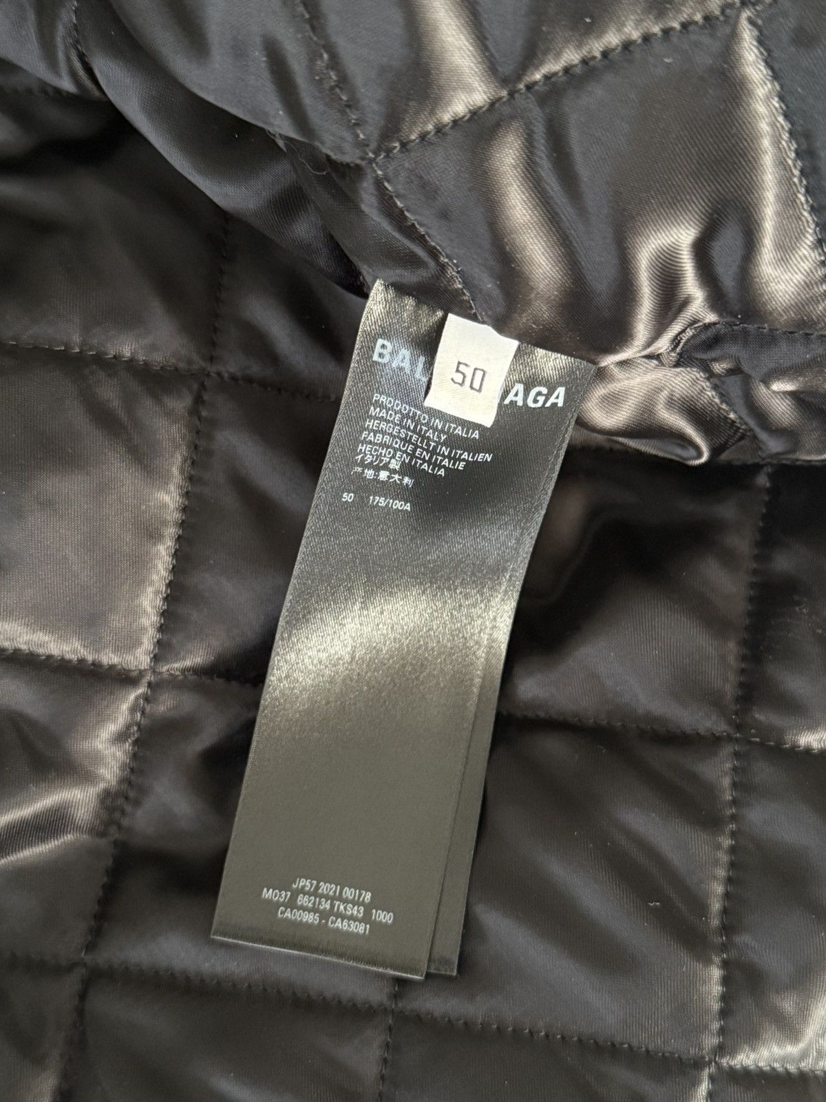 Balenciaga Balenciaga Oversized Padded Leather Jacket Size US M / EU 48-50 / 2 - 7 Thumbnail