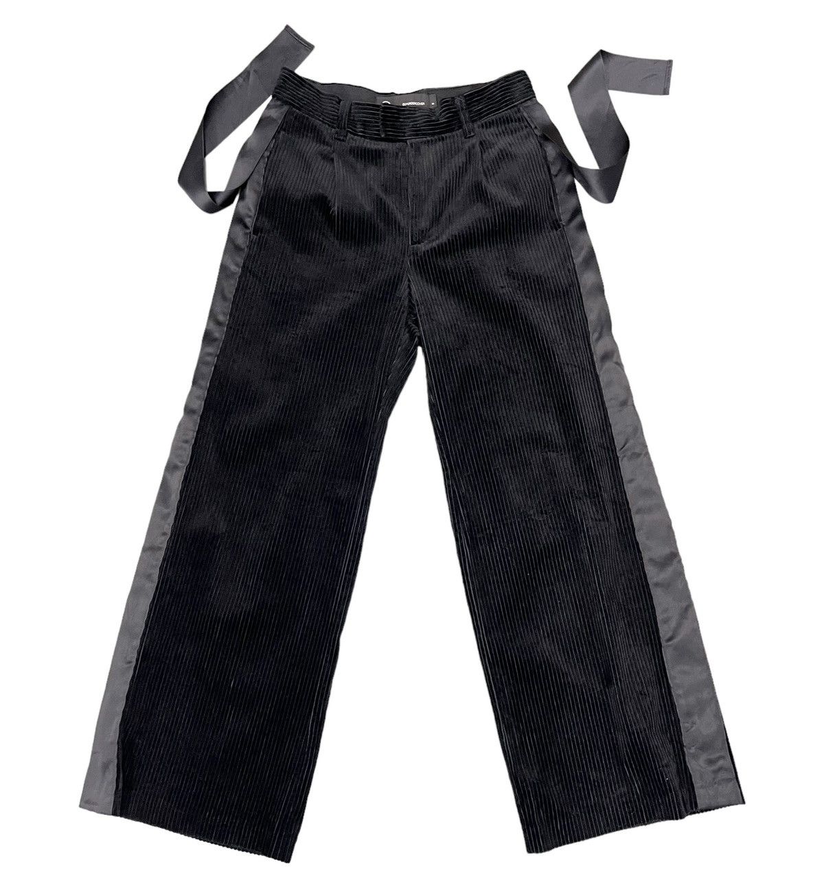image of Jun Takahashi x Undercover Corduroy Wide Pants in Black, Men's (Size 28)