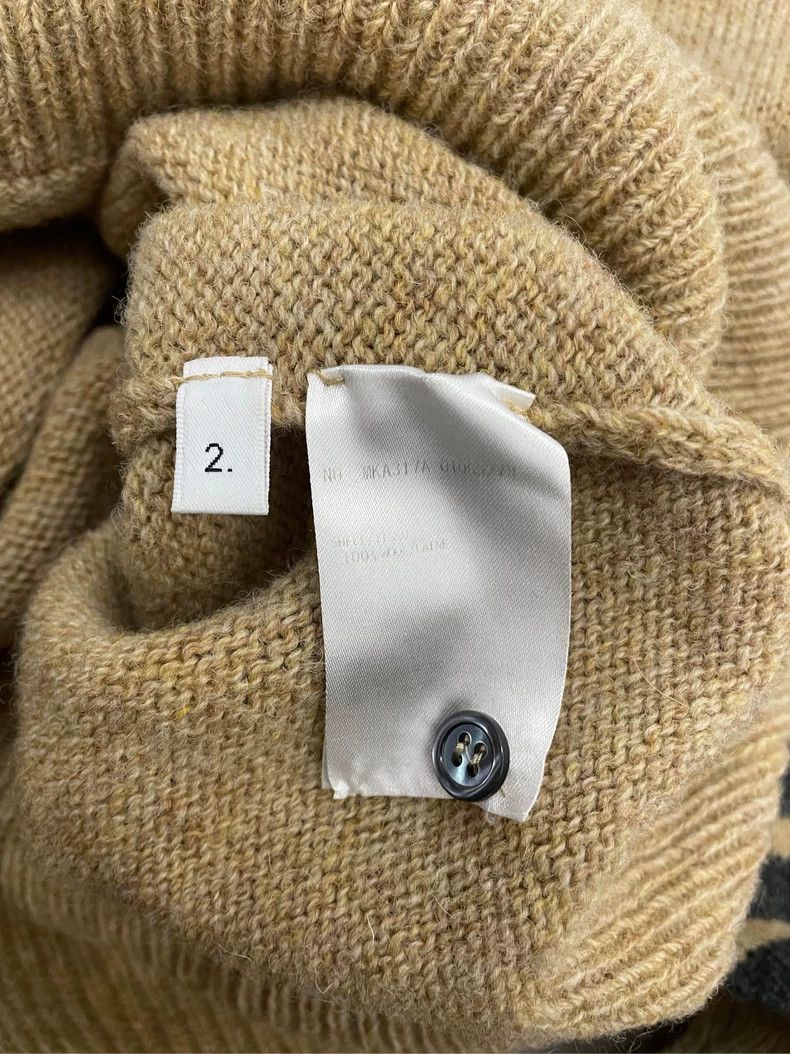 Thom Browne Thom browne Brown four-stripe wool round-neck sweater 2504- Size US M / EU 48-50 / 2 - 6 Thumbnail