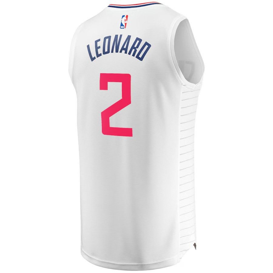 Nike LA Clippers Kawhi Leonard Fanatics White Mens Jersey NEW Size US M / EU 48-50 / 2 - 3 Thumbnail