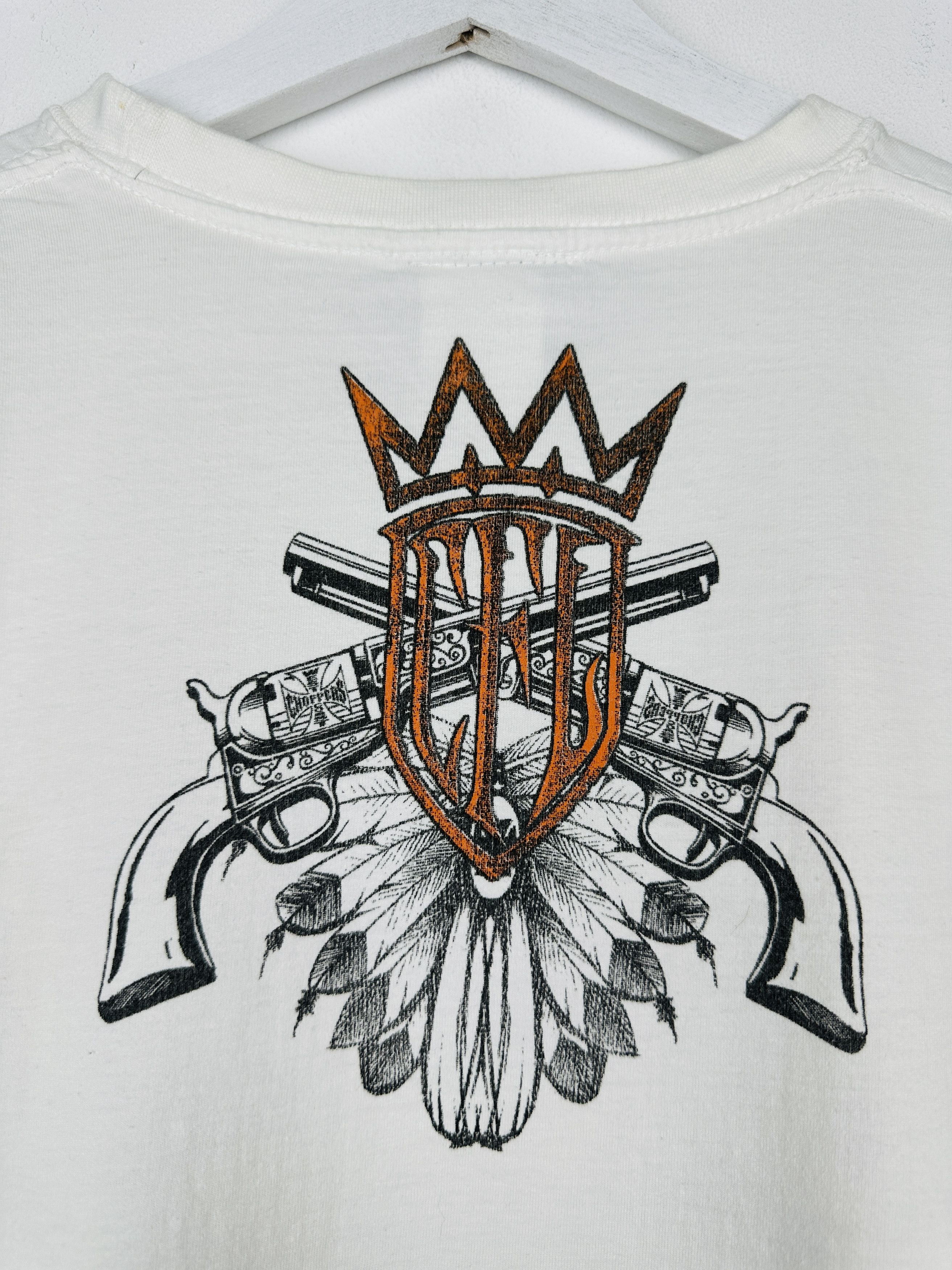 West Coast Choppers Vintage West Coast Choppers Skull Graphic T Shirt Tee Size US L / EU 52-54 / 3 - 11 Thumbnail