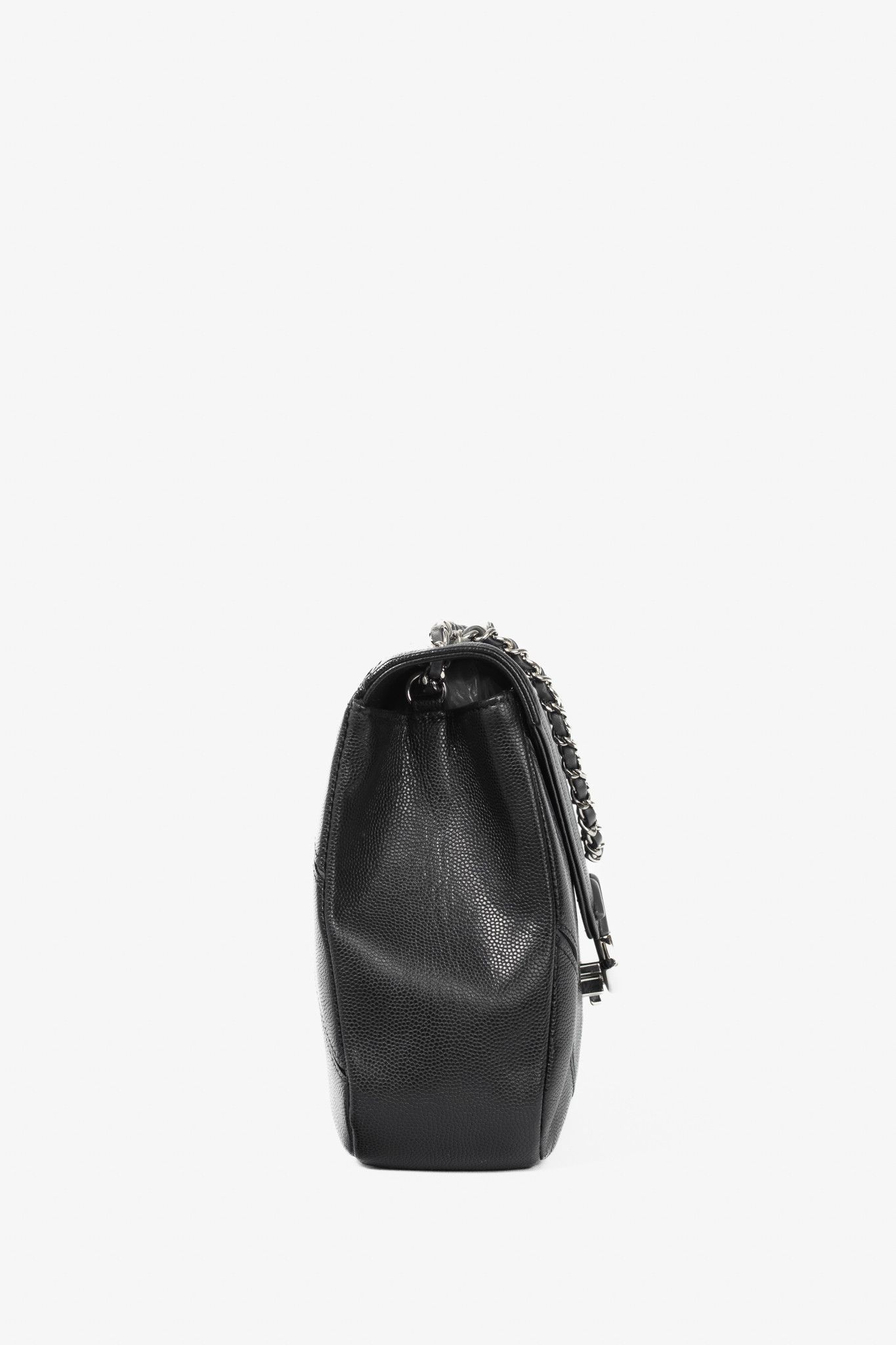 Chanel Chanel SS17 Black Caviar Large Chevron Flap Bag Size ONE SIZE - 3 Thumbnail
