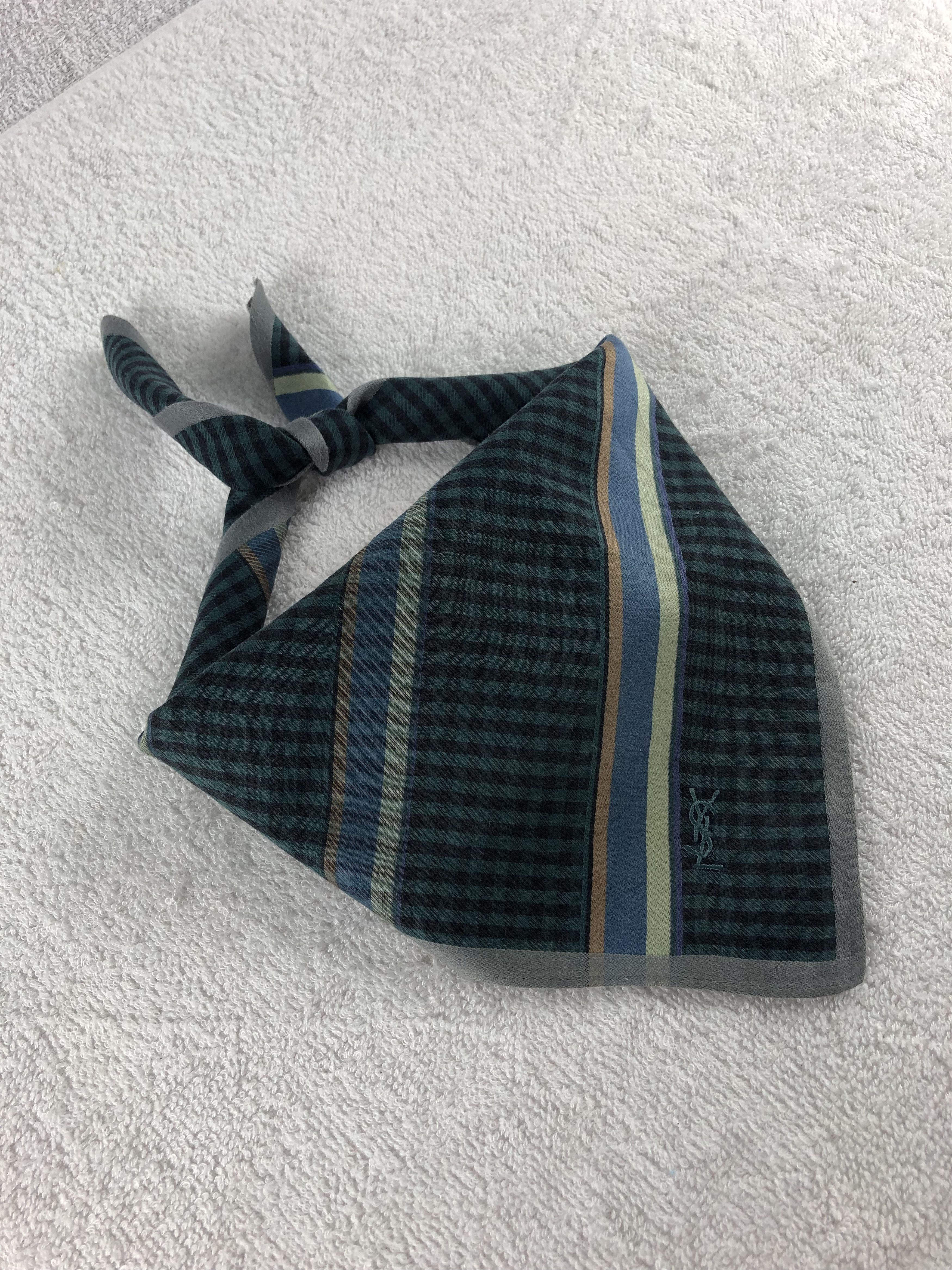 Yves Saint Laurent Yves Saint Laurent Handkerchief / Bandana / Neckerchief Size ONE SIZE - 2 Thumbnail
