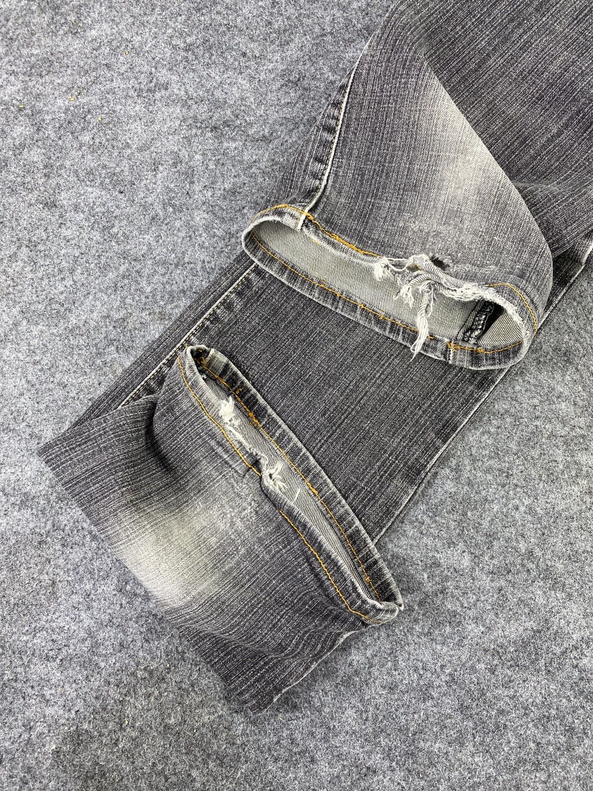 Jean × Vintage × Wrangler Vintage Wrangle Grey Wash Flare Jeans - J985 Size 26" / US 2 / IT 38 - 12 Thumbnail