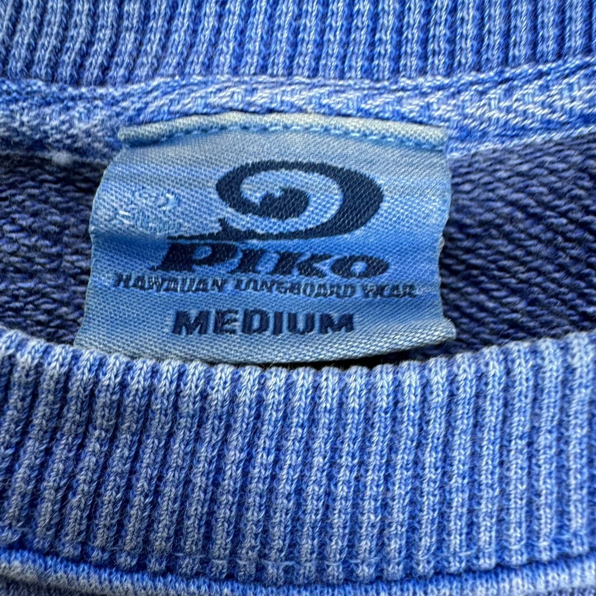Vintage 🌟90s PIKO HAWAII LONGBOARD SWEATSHIRT CREWNECK Size US M / EU 48-50 / 2 - 7 Thumbnail