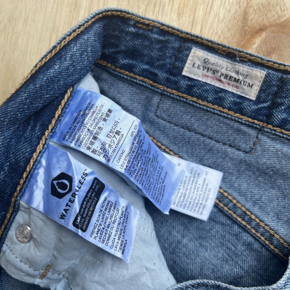 Levi's LEVIS HIGH LOOSE FLARE DISTRESSED DENIM VINTAGE 70s 80s 90s Size US 29 - 5 Thumbnail