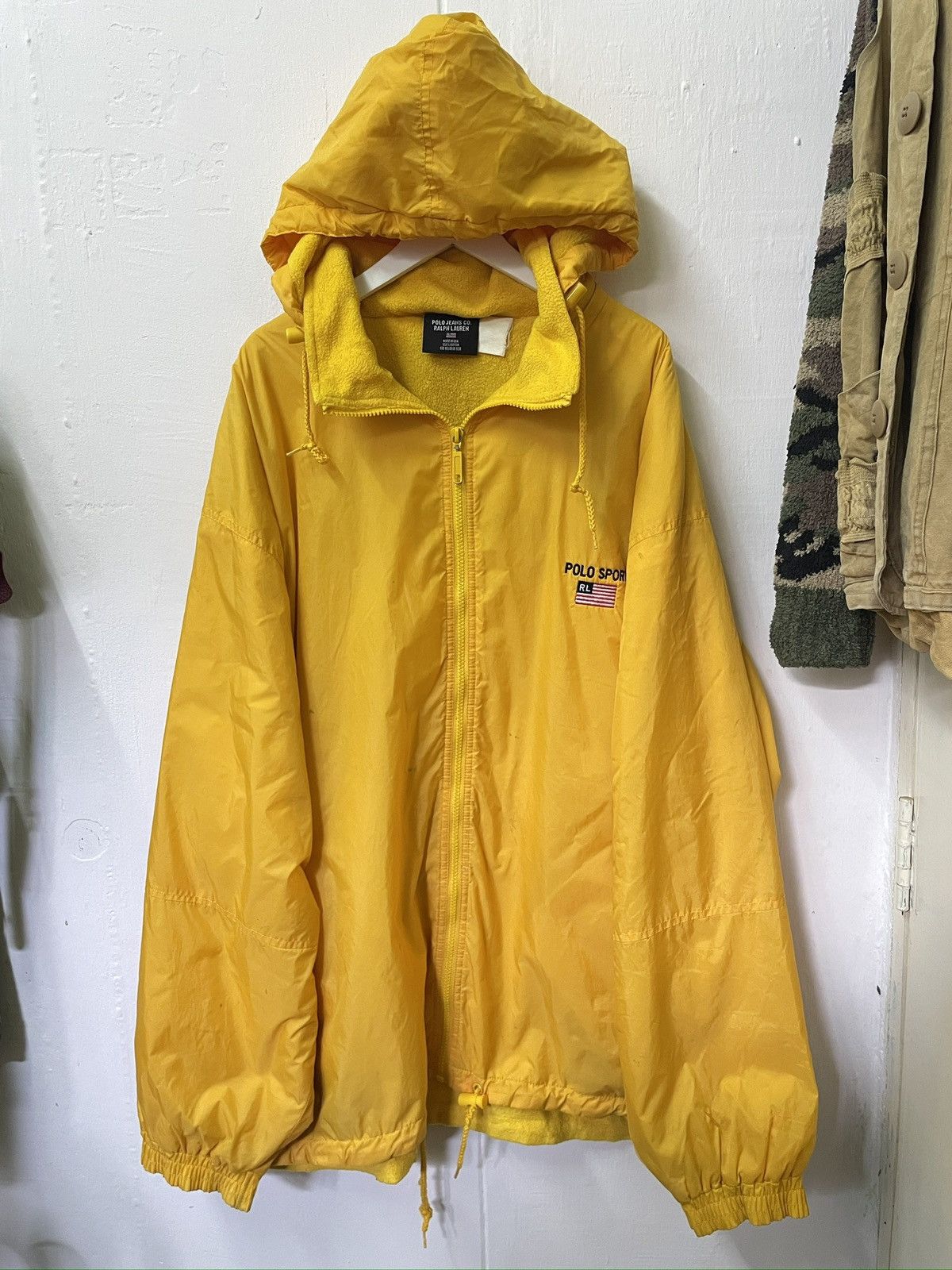 Polo Ralph Lauren Vintage yellow polo sport ralph lauren jacket Size US XXL / EU 58 / 5 - 1 Thumbnail