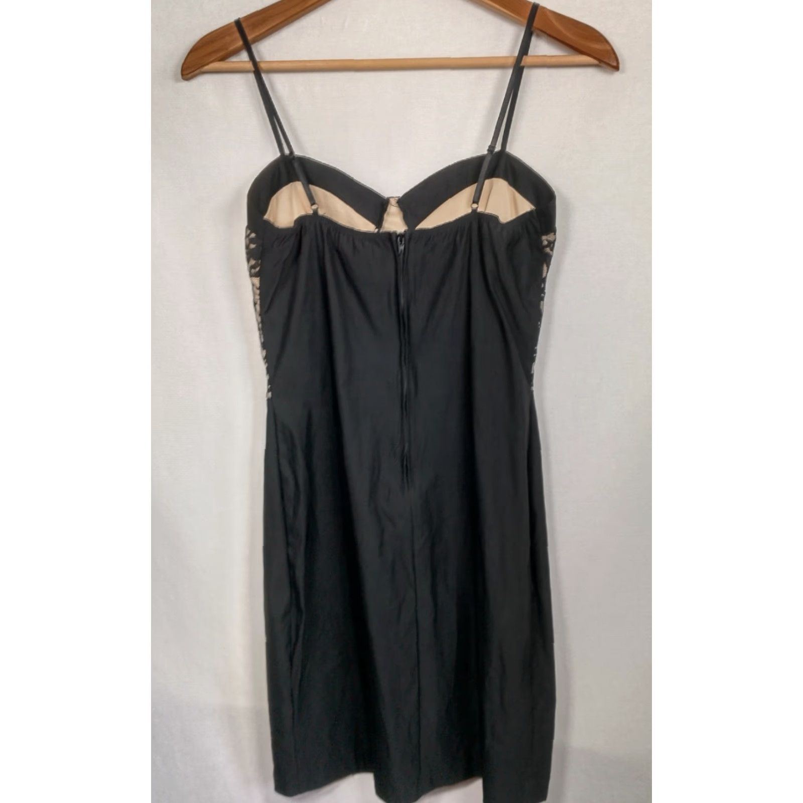 Vintage VINTAGE Top 10 Women's Mini Cocktail Dress Sleeveless Lace Sweetheart Party Evening Black Size M Size M / US 6-8 / IT 42-44 - 2 Thumbnail