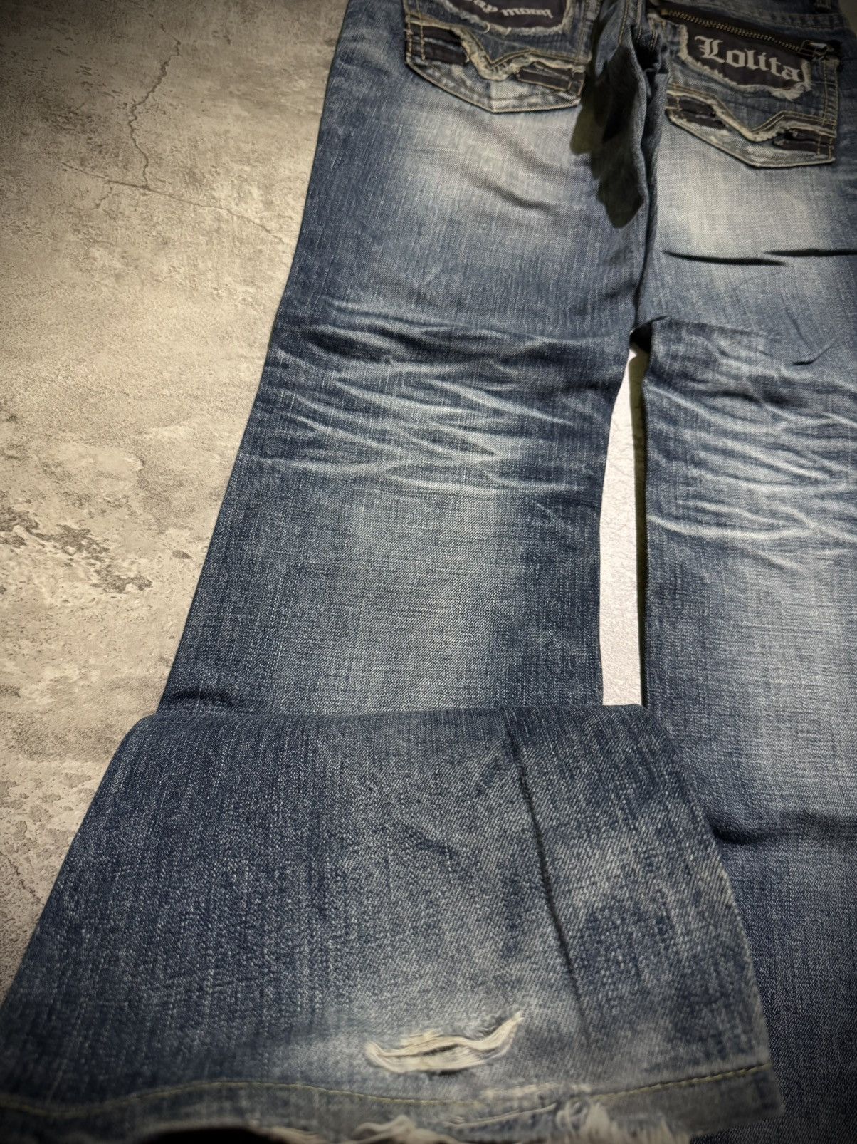 Japanese Brand LOLITA JEANS IFSIXWASNINE DISTRESSED BOOTCUT JEANS Size US 32 / EU 48 - 5 Thumbnail