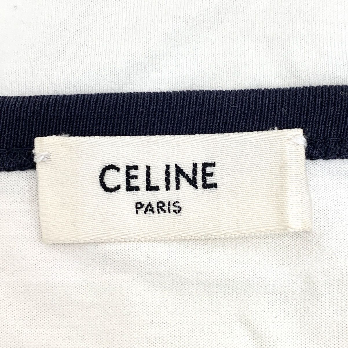 Celine Celine Letter Flocked Long Sleeve T-shirt K26WX Size XL / US 12-14 / IT 48-50 - 6 Thumbnail