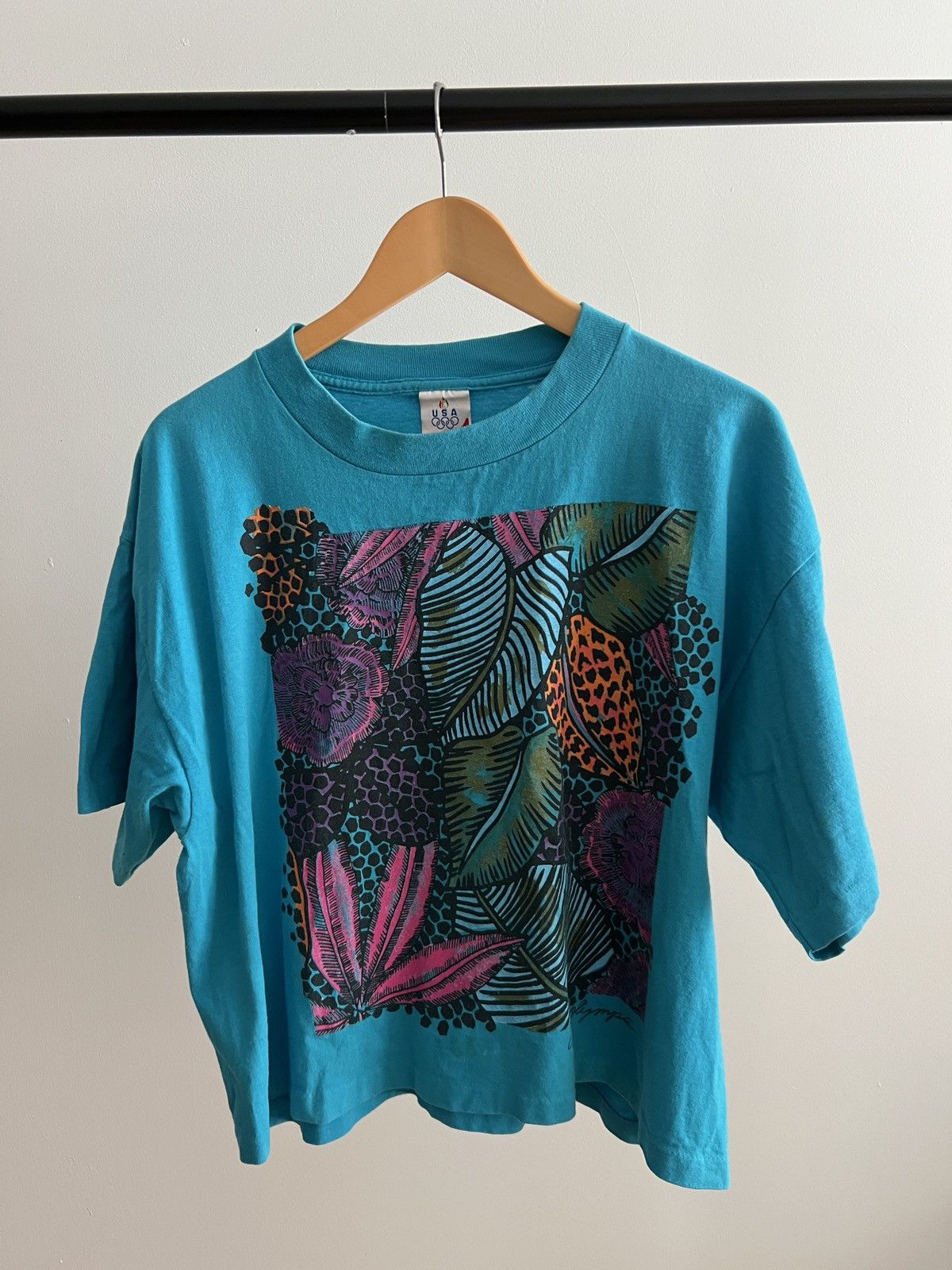JCPenney × USA Olympics × Vintage Vintage 1996 USA Olympic crop tee Size US S / EU 44-46 / 1 - 1 Thumbnail