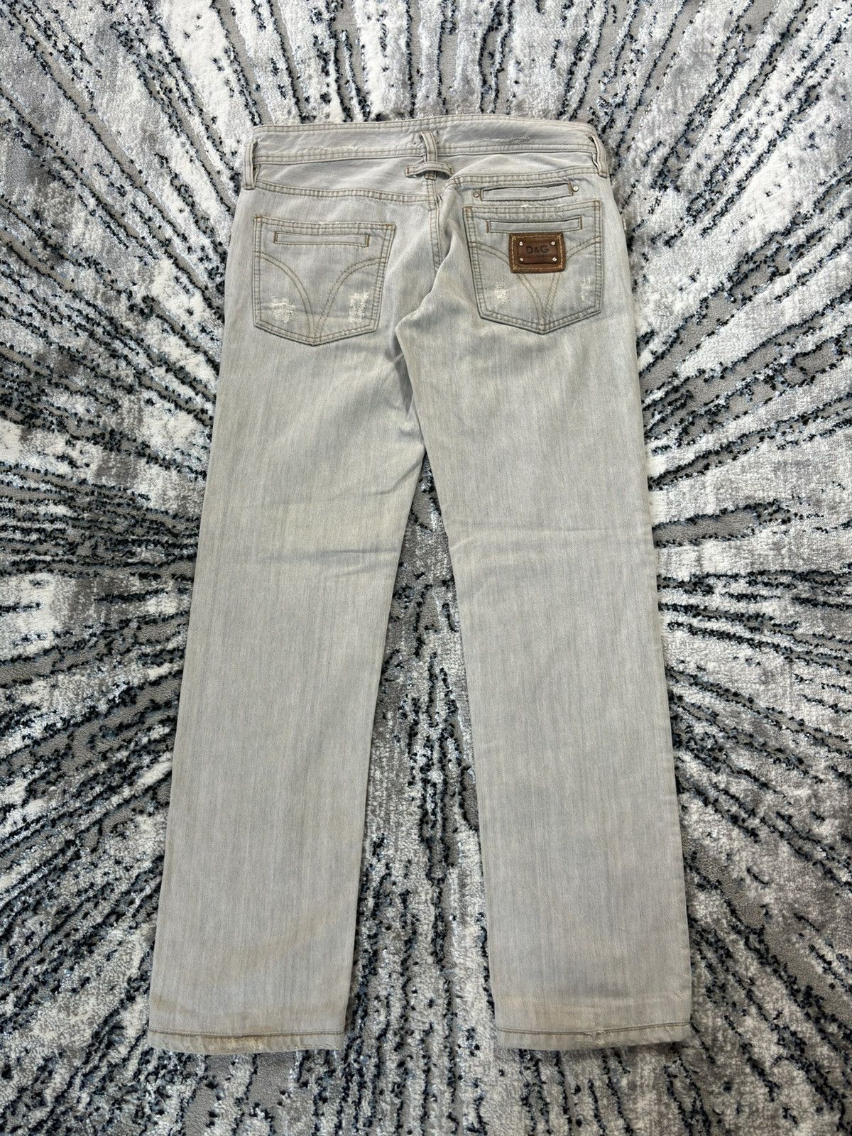 Dolce & Gabbana × Vintage Dolce & Gabbana Jeans Distressed Vibe Affliction Avant Garde Size US 33 - 2 Thumbnail