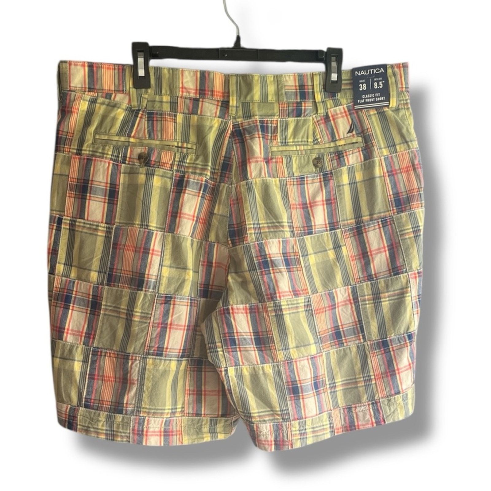 Nautica Nautica Sagefields Spring men's plaid patchwork shorts NEW Size US 38 / EU 54 - 3 Thumbnail
