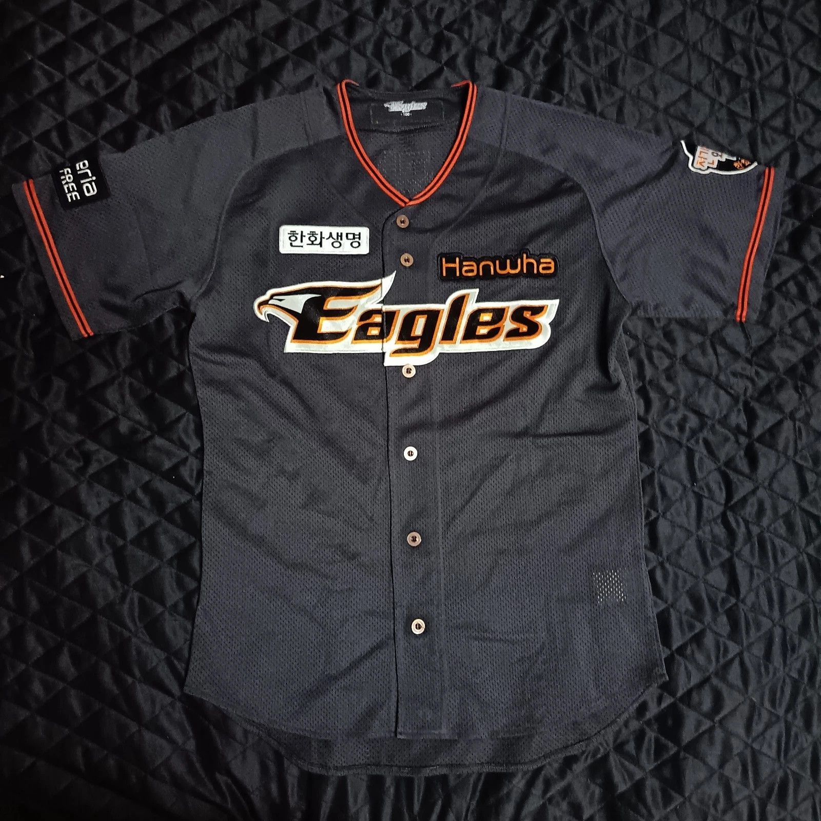 MLB Hanwha Eagles Song Kwang-Min 송광민 KBO Korean Baseball Jersey Size US L / EU 52-54 / 3 - 1 Thumbnail