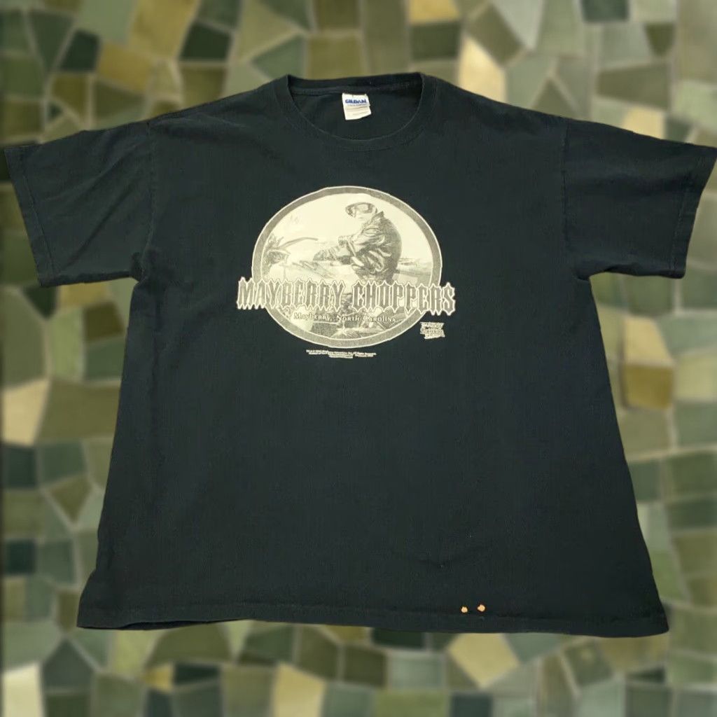 Gildan MAYBERRY CHOPPERS Shirt Gildan Large Black Short Sleeve Crew Neck Motorcycle Biker Mens Size US L / EU 52-54 / 3 - 1 Thumbnail
