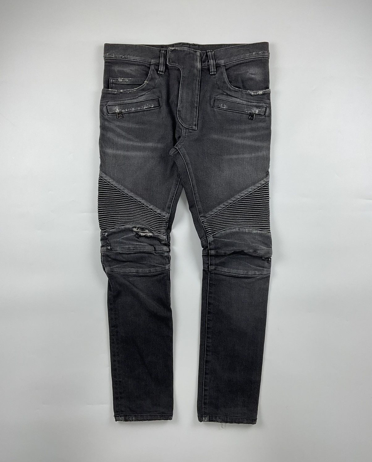 Balmain Balmain S/S'14 Biker Pants Size US 28 / EU 44 - 1 Thumbnail