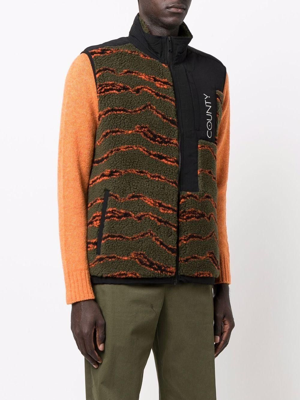 Marcelo Burlon MARCELO BURLON Camouflage Print Pile Zip Gilet Size US S / EU 44-46 / 1 - 3 Thumbnail