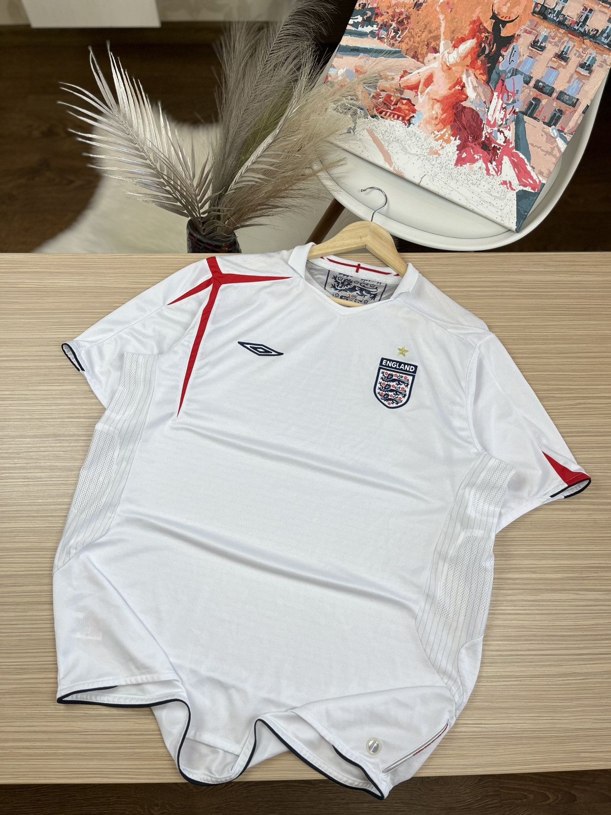 Umbro × Vintage Vintage Umbro England Team Football Jersey Y2K Size US XL / EU 56 / 4 - 1 Thumbnail