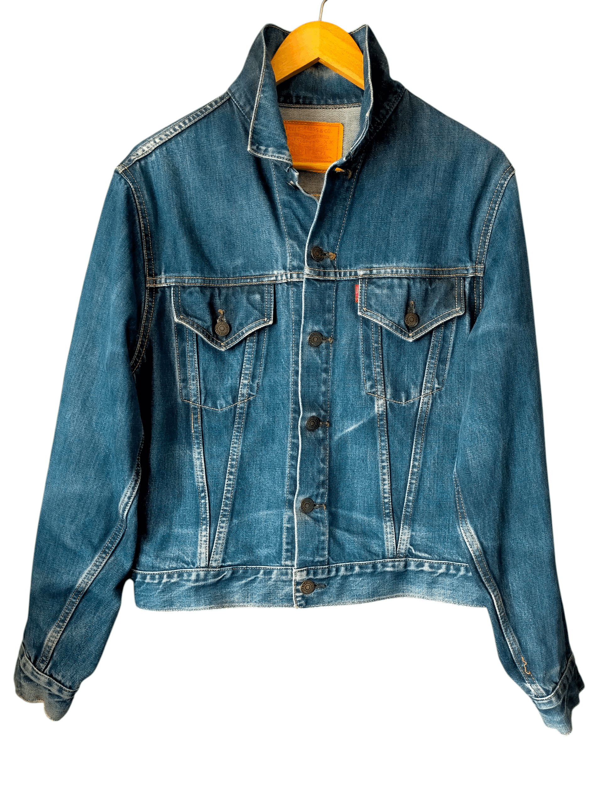 Levi's Vintage Clothing Levis 557xx Capital E trucker jacket Size US M / EU 48-50 / 2 - 1 Thumbnail