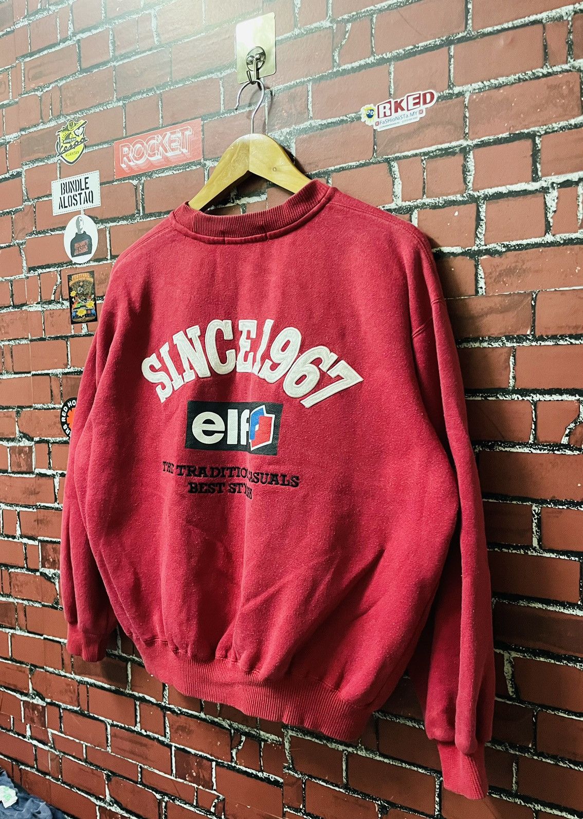 ICON Motorsports VINTAGE ELF MOTORSPORTS RACING SWEASHIRTS 90s Size US M / EU 48-50 / 2 - 11 Thumbnail