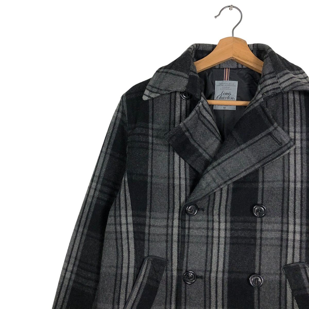 Japanese Brand 🔥BIKER WOOL JACKET DOUBLE COLLAR LOUIS CHAVLON ISSEY MIYAKE Size US M / EU 48-50 / 2 - 7 Thumbnail